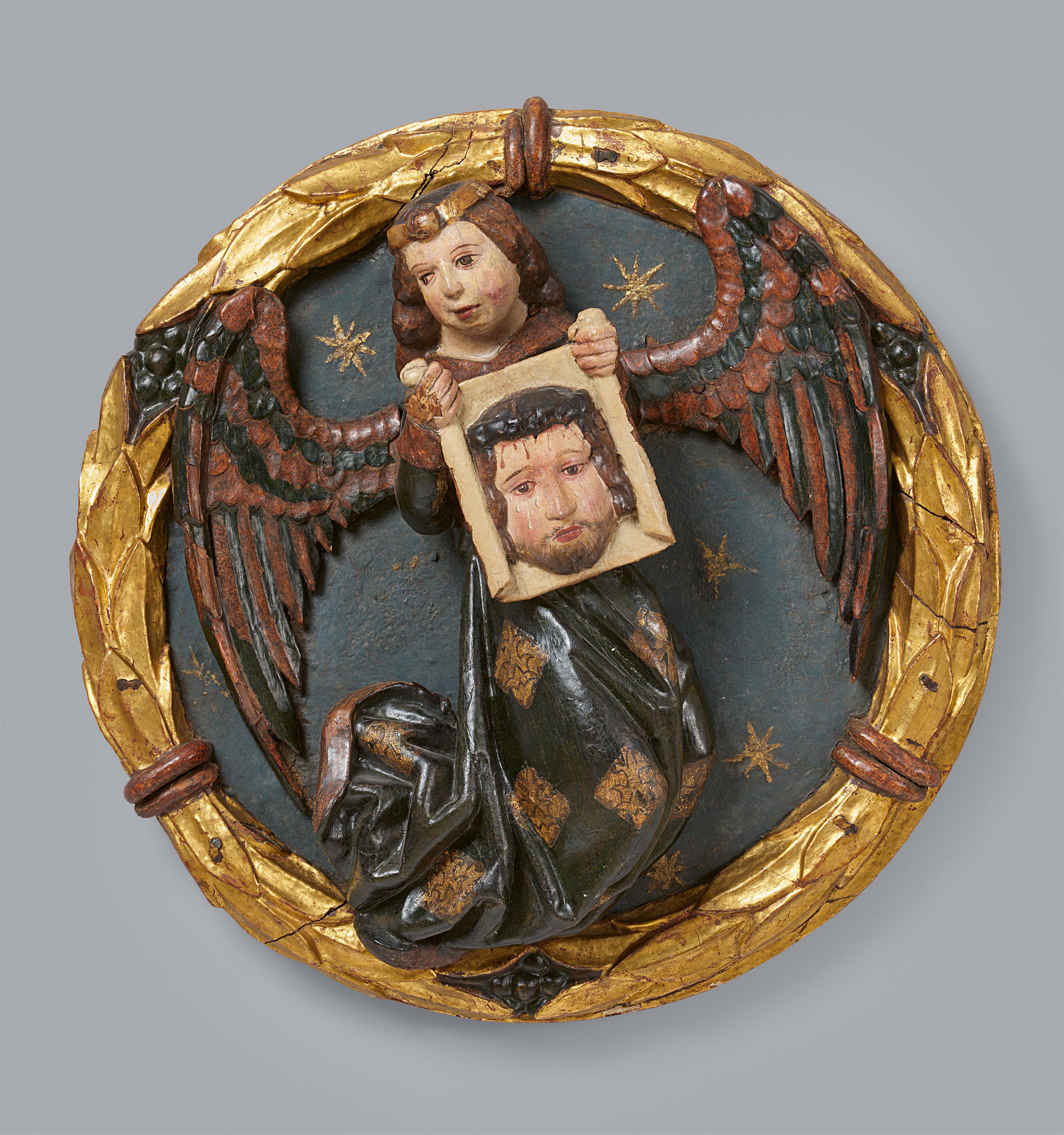 Piemont um 1480 - Tondo mit Engel - image-1