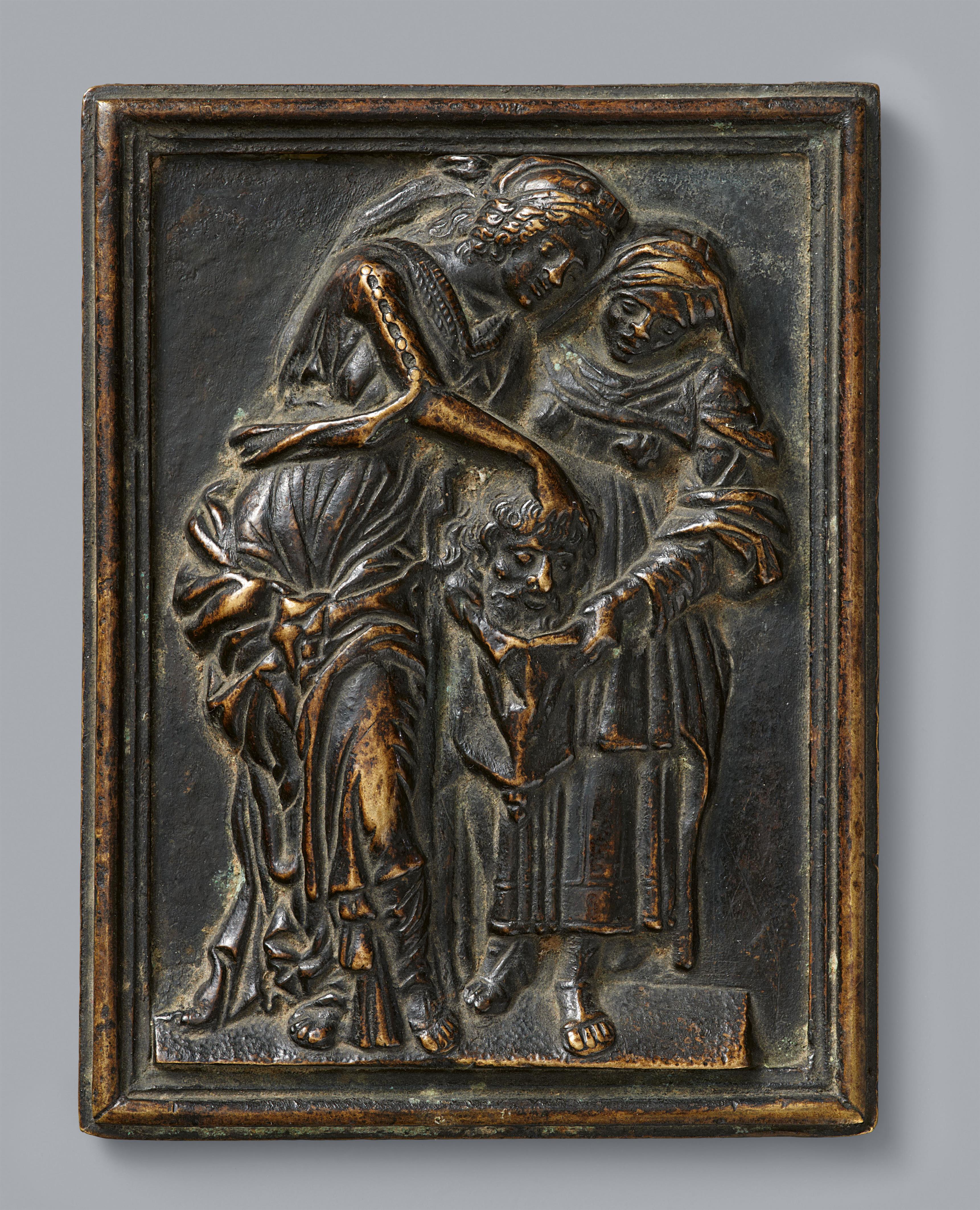 Andrea Riccio - Cast bronze relief of Judith with the Head of Holofernes by Andrea Riccio - image-1