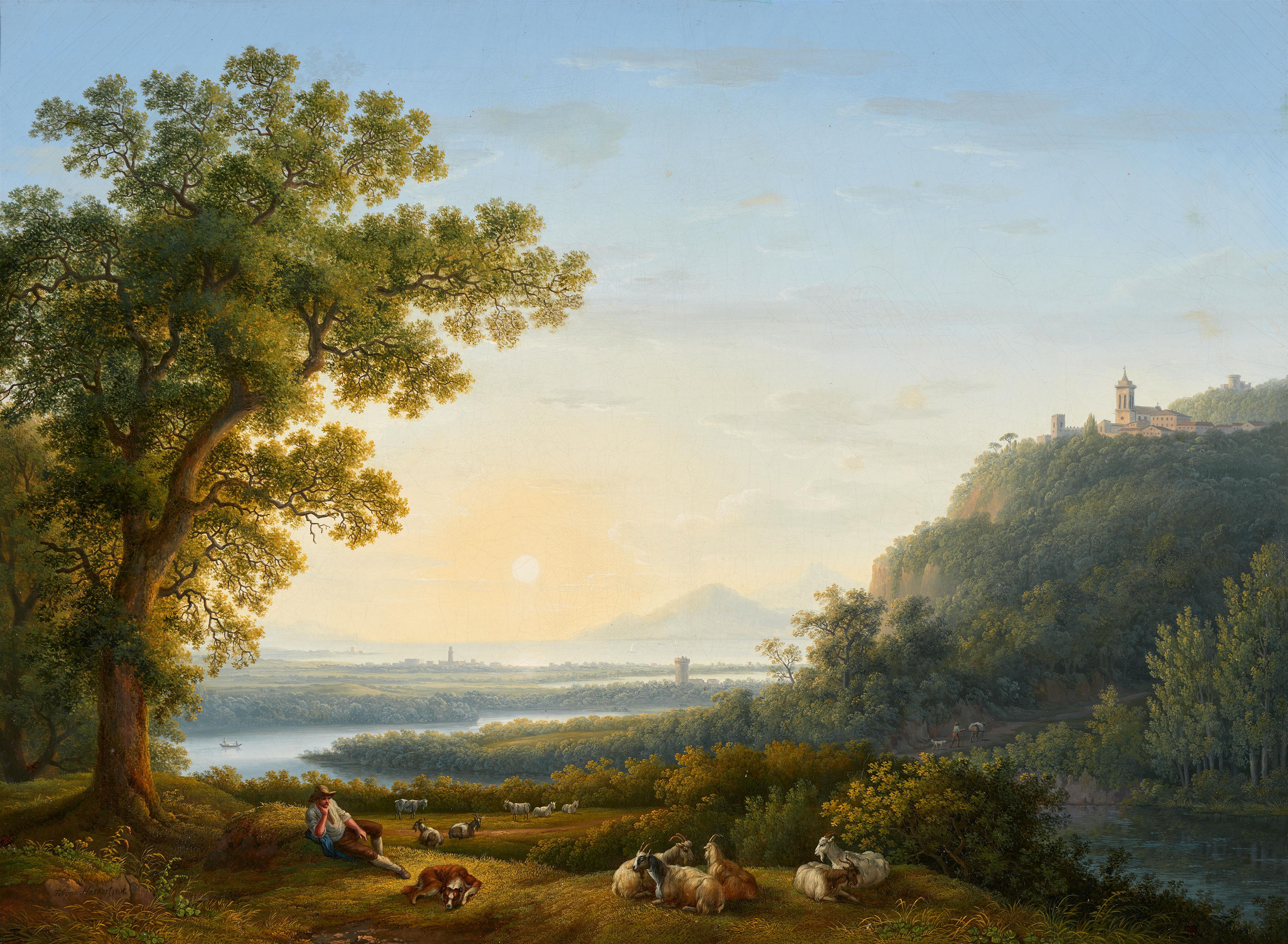 Jacob Philipp Hackert - River Landscape - image-1