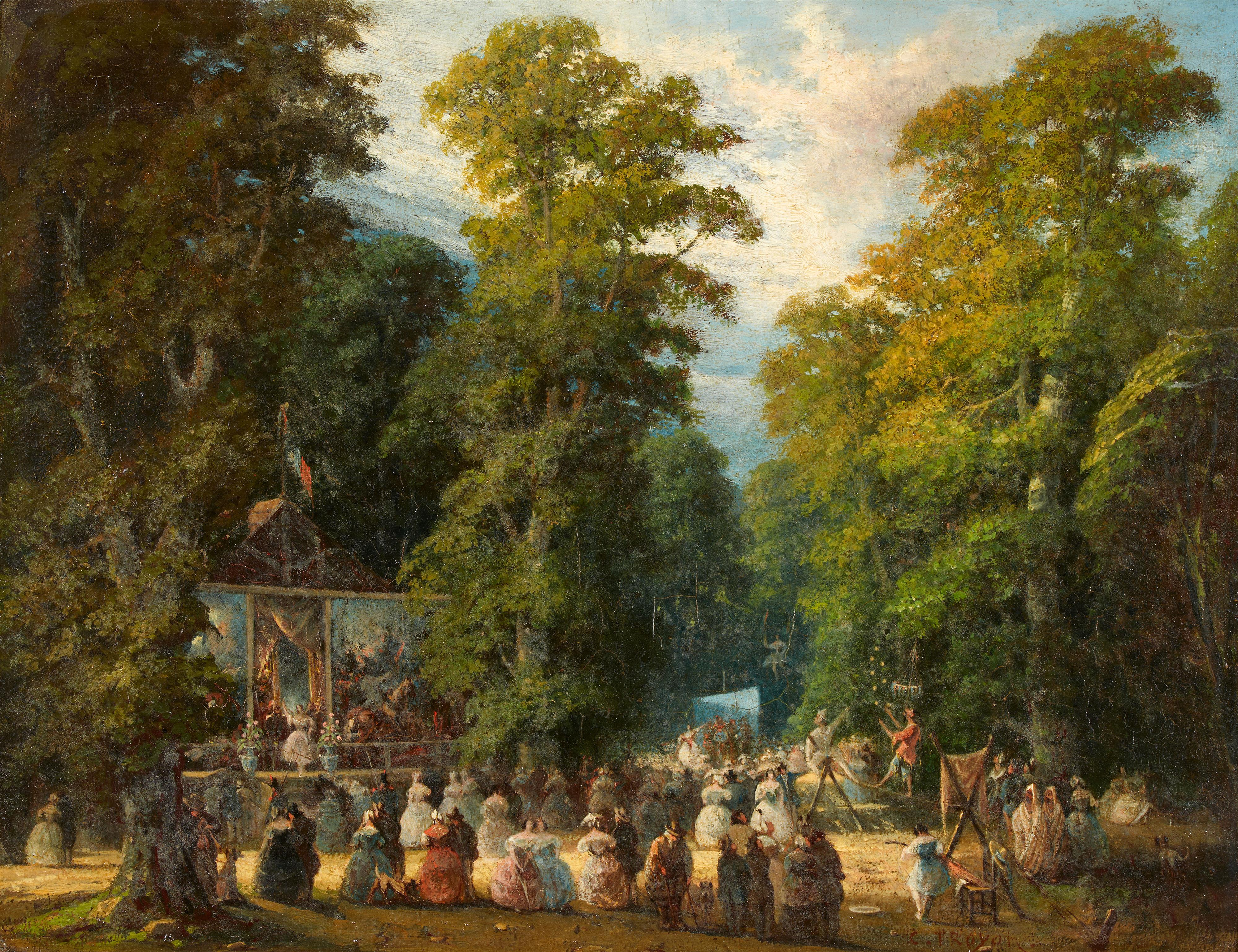 Constant Troyon - Fest im Park von Saint-Cloud - image-1