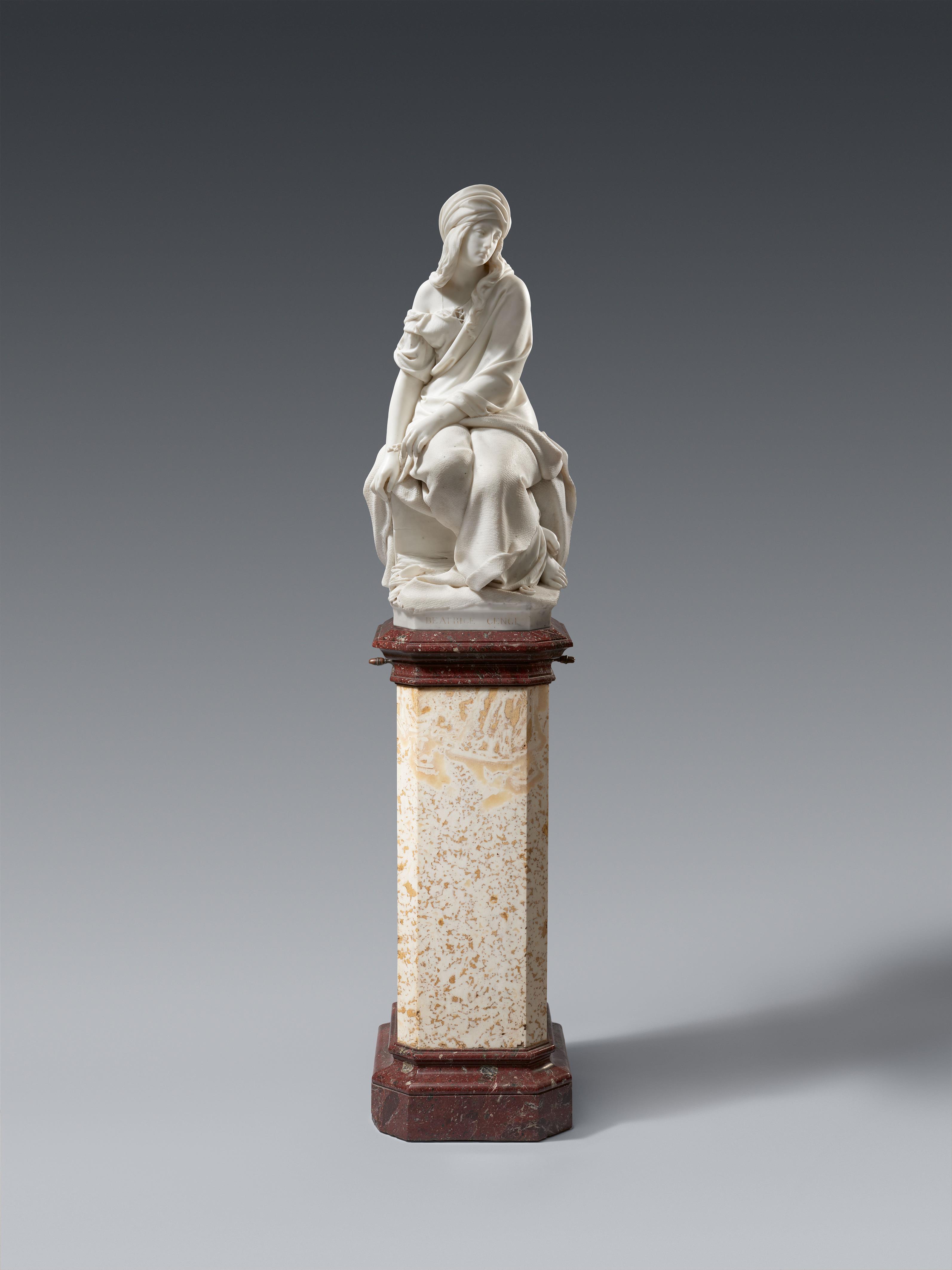 Antonio Bottinelli - A marble figure of Beatrice Cenci by Antonio Bottinelli - image-2