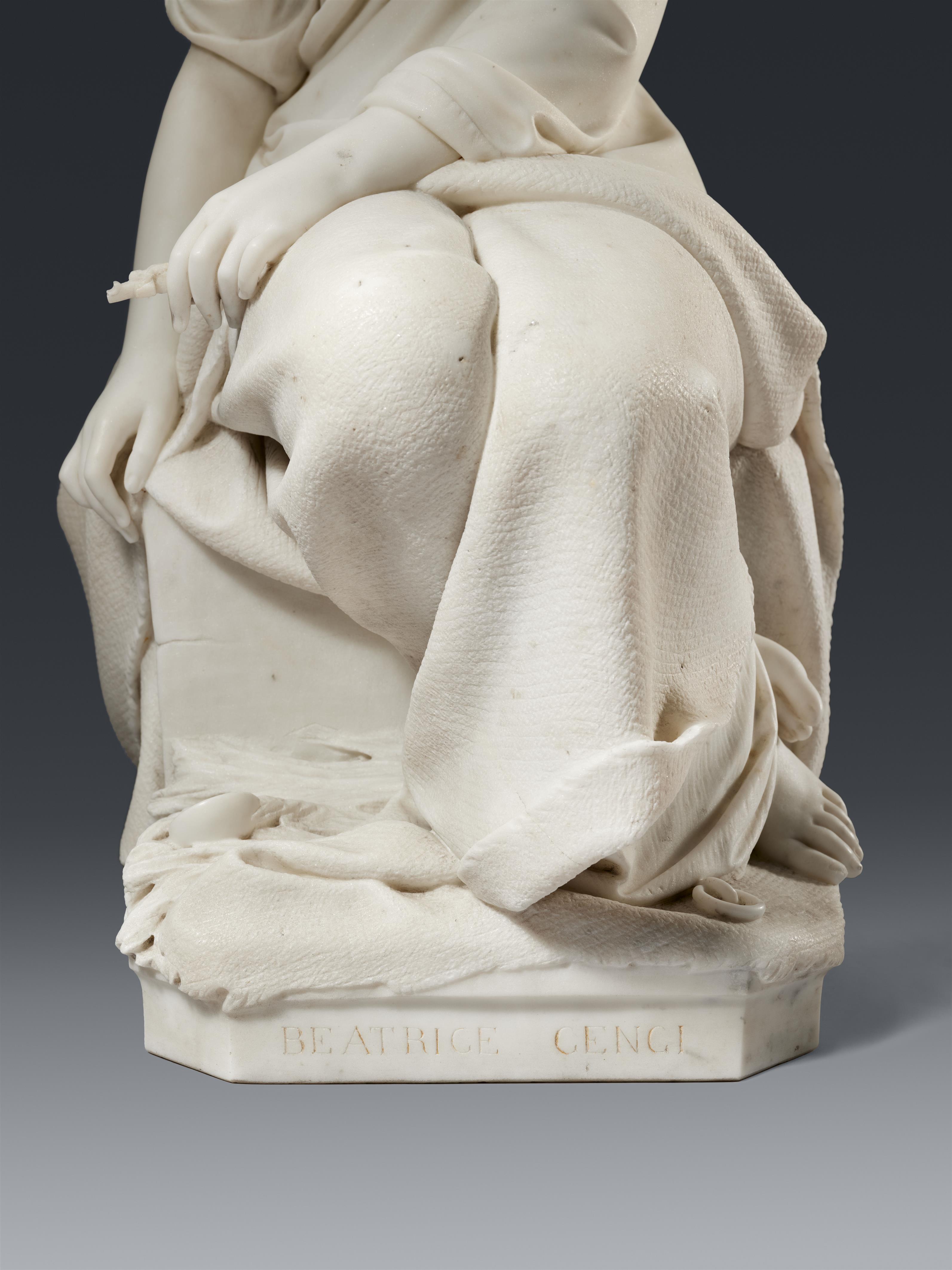 Antonio Bottinelli - A marble figure of Beatrice Cenci by Antonio Bottinelli - image-4