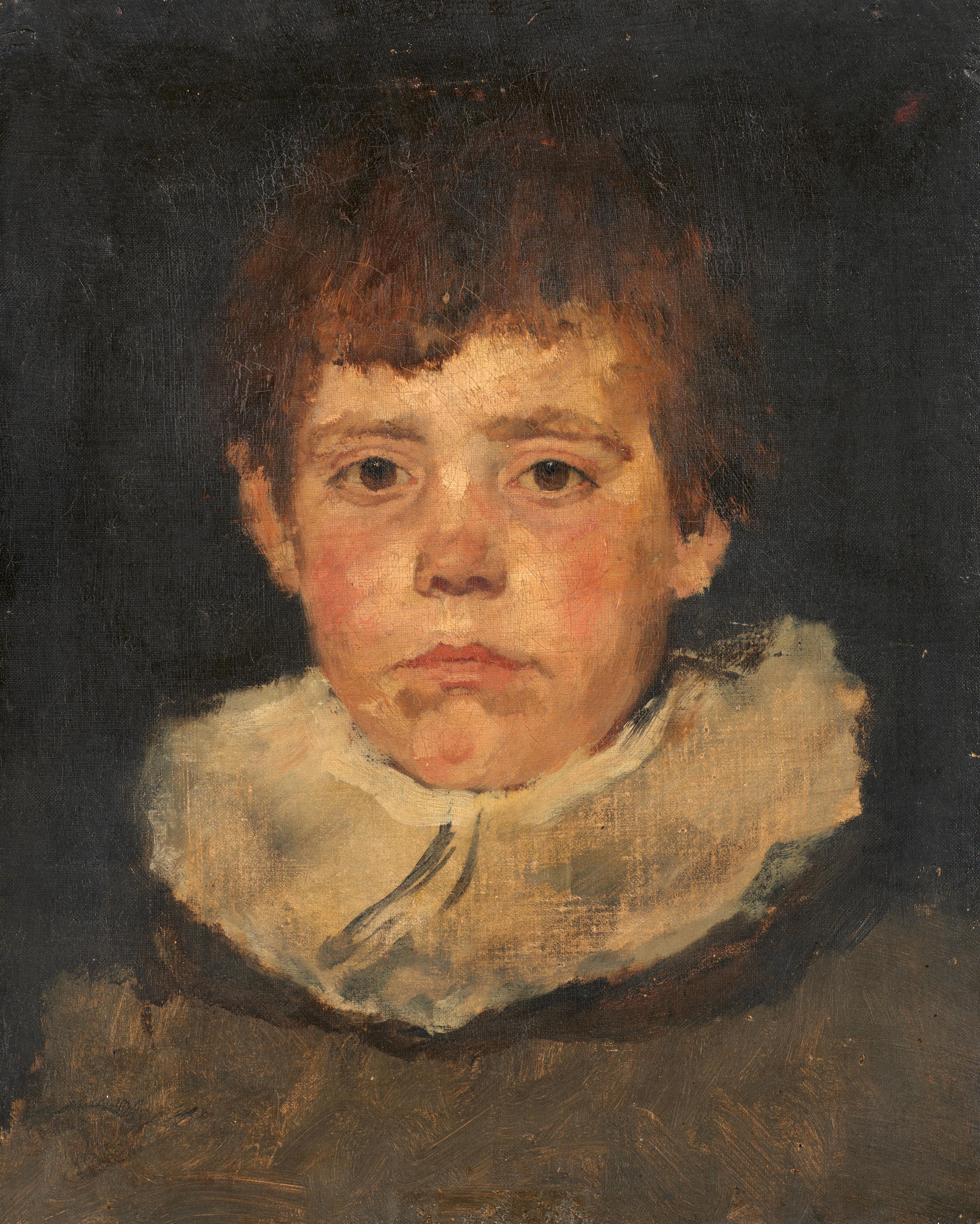 Wilhelm Leibl - Redheaded Boy - image-1