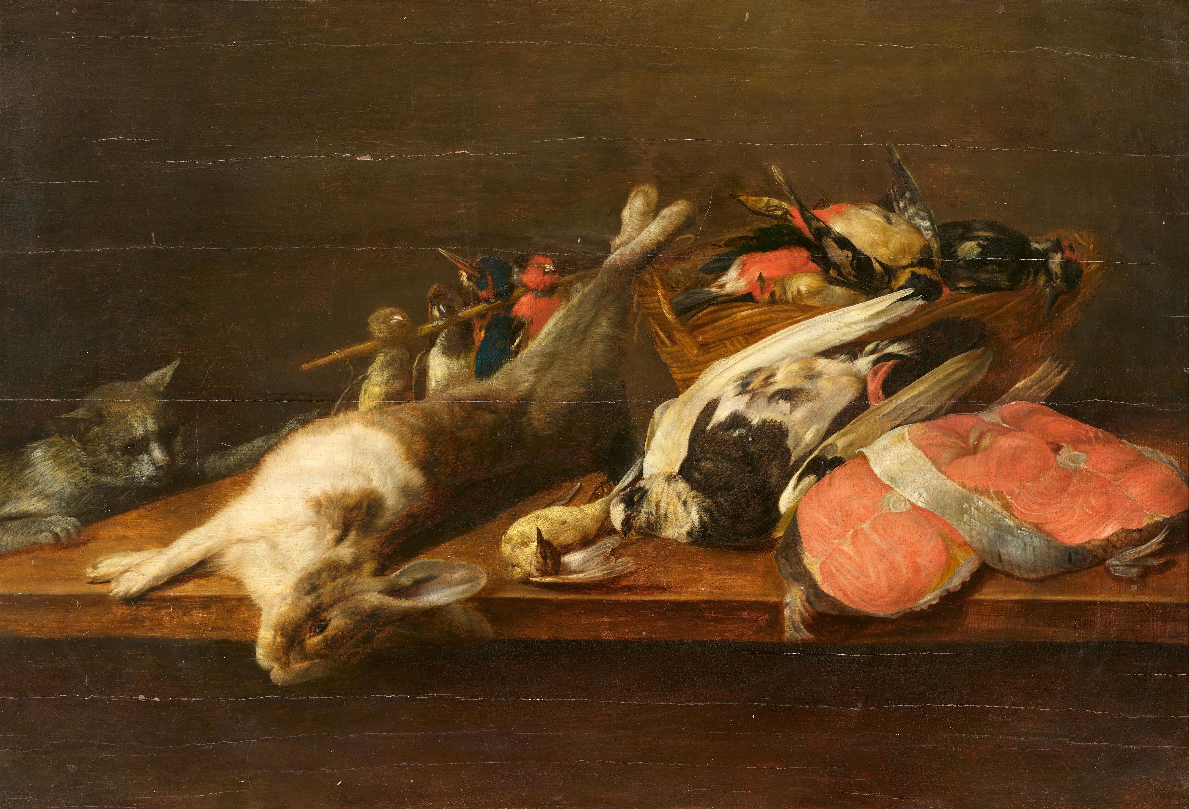 Pieter van Overschee, zugeschrieben - Stillleben mit Jagdbeute - image-1