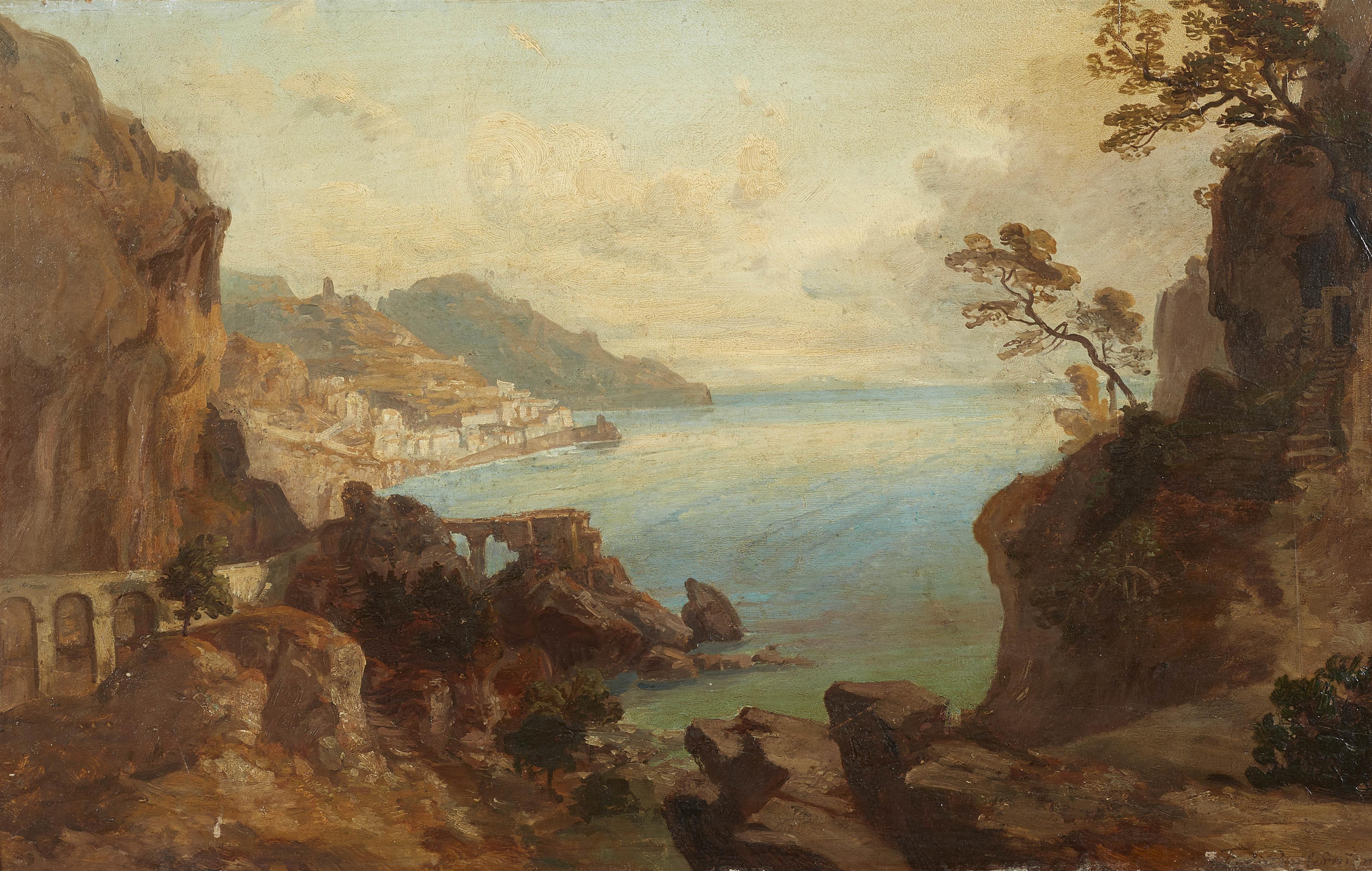 Ferdinand Bellermann - Küste von Amalfi - image-1