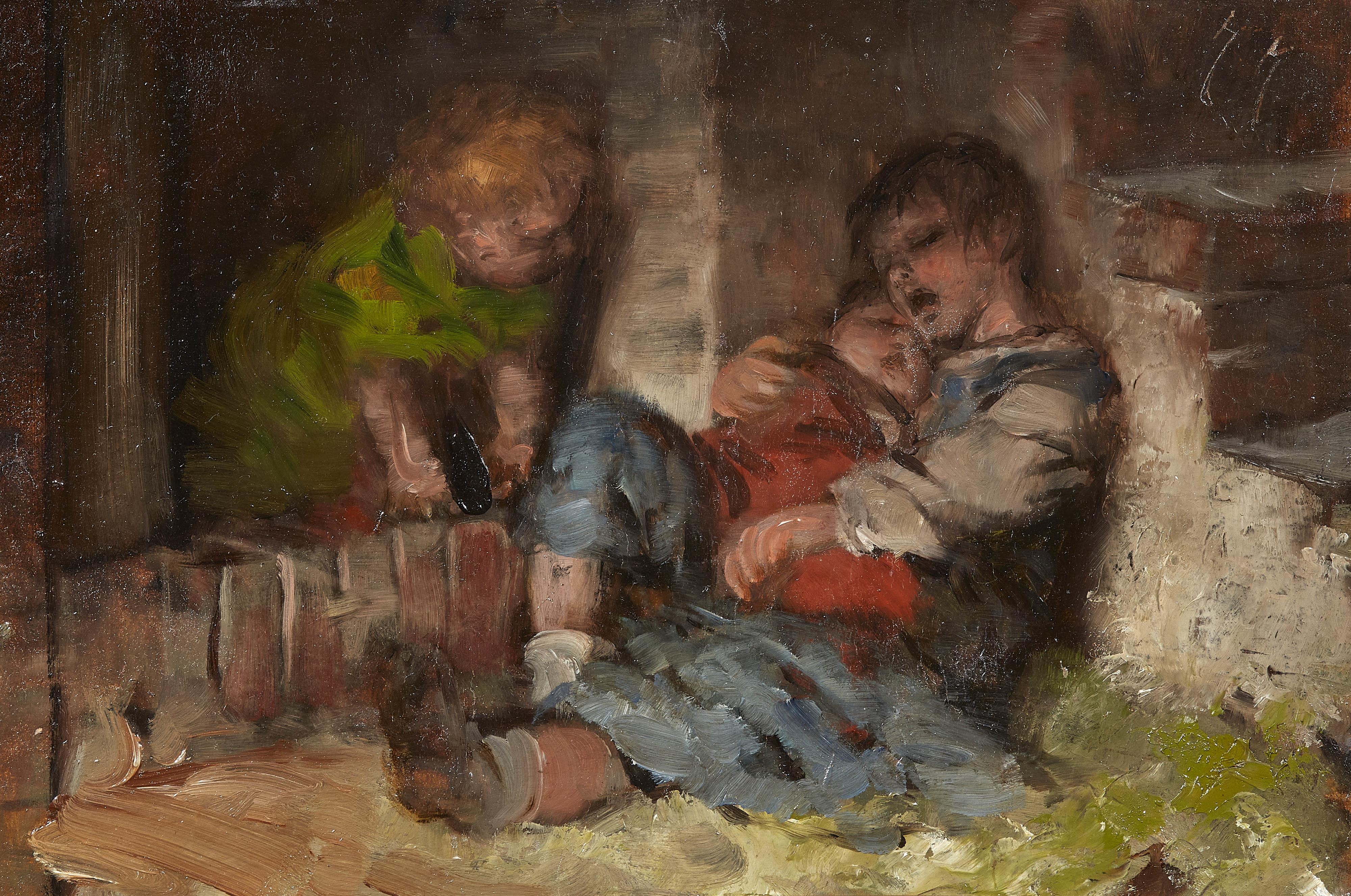Hermann Kaulbach - Sleeping children - image-1