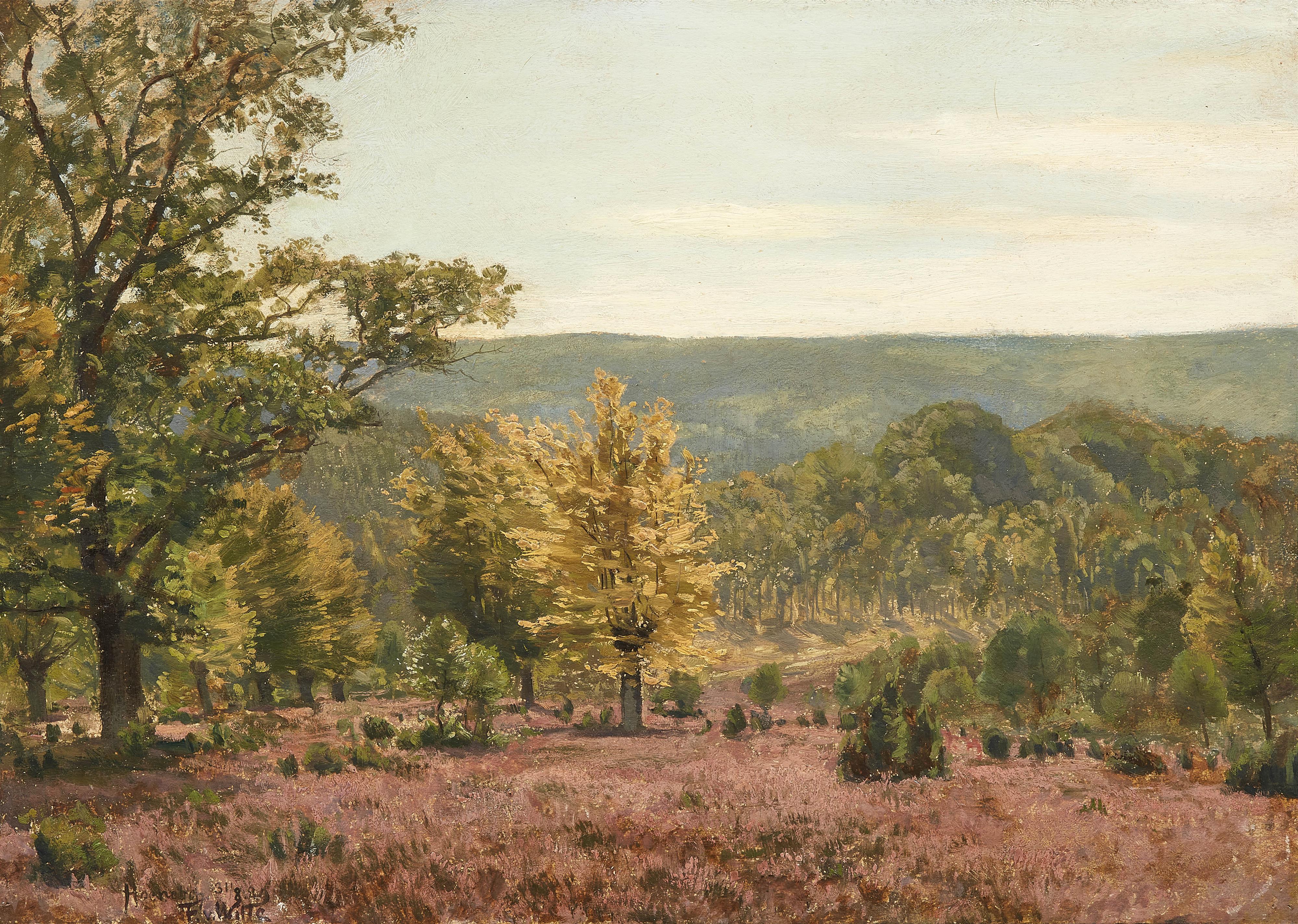 Fritz von Wille - Heath landscape - image-1