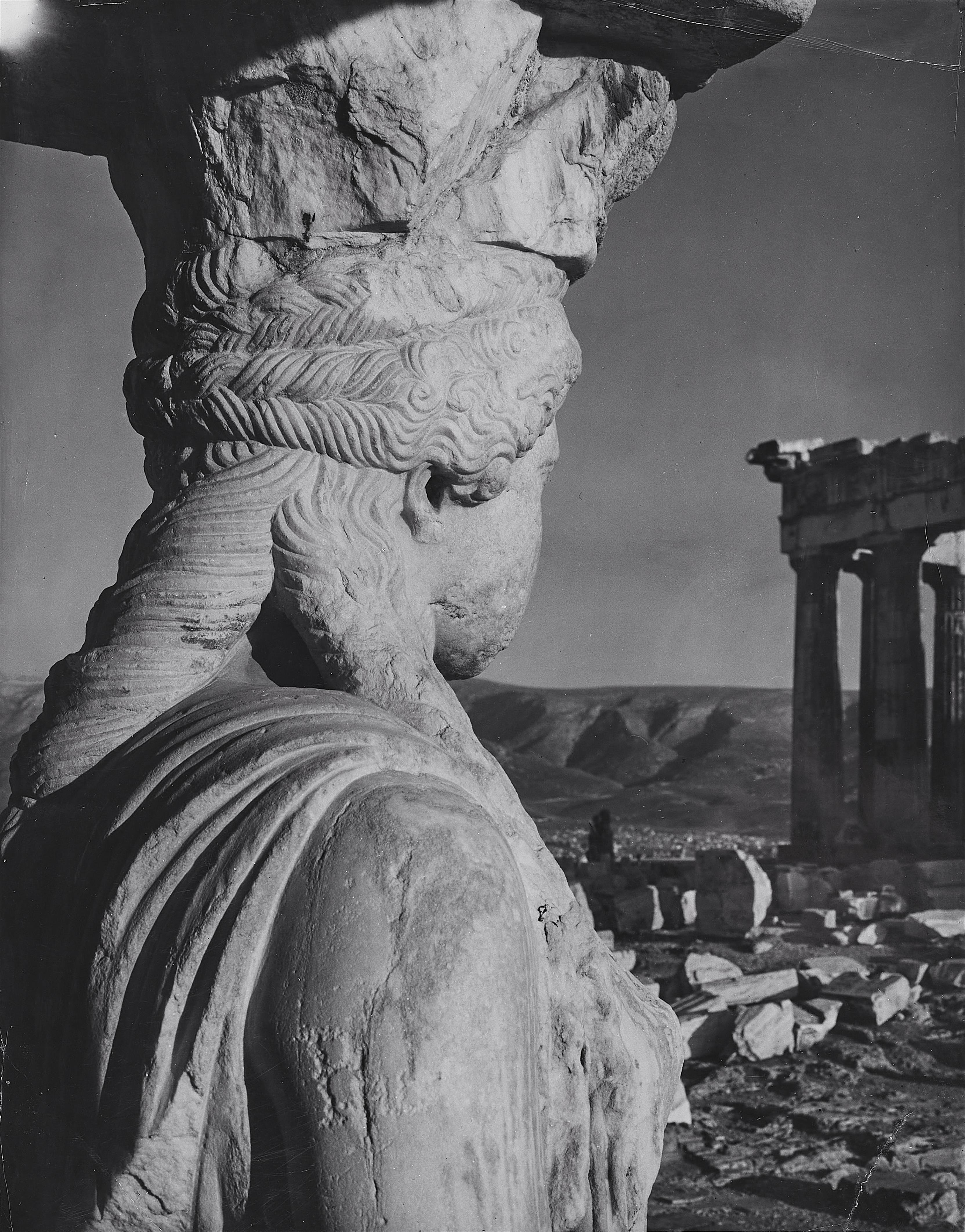 Walter Hege - Karyatide am Erechtheion, Akropolis - image-1