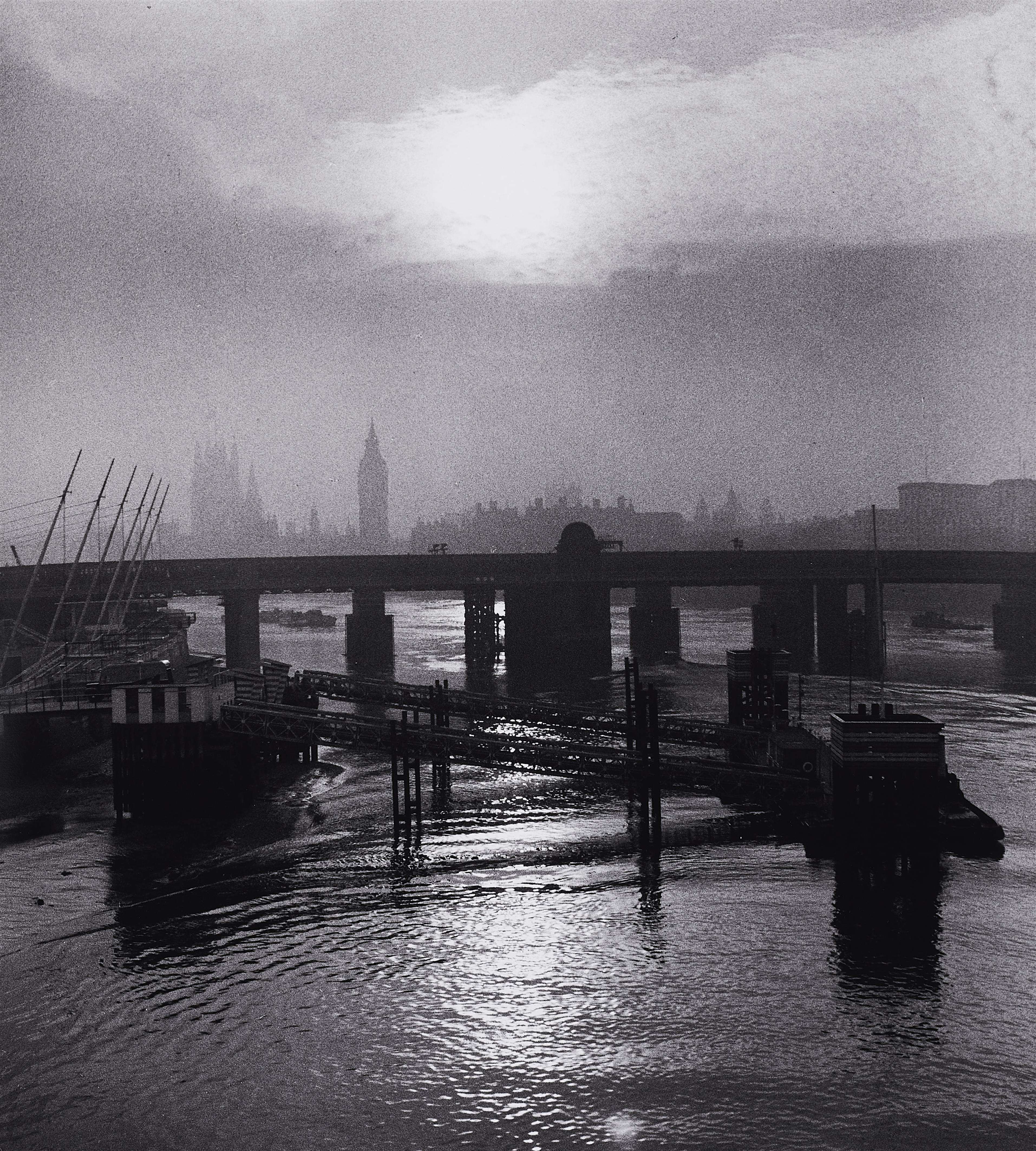 Wolfgang Suschitzky - View from Lambeth Bridge, London - image-1