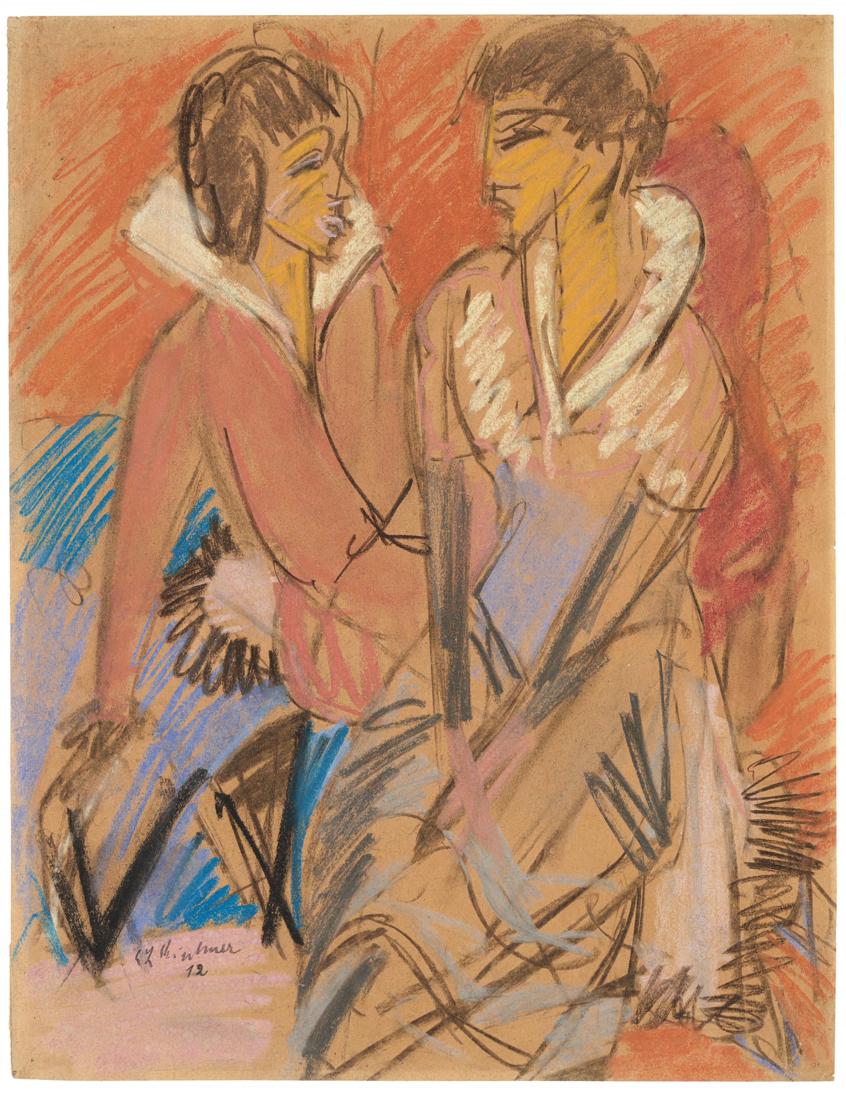 Ernst Ludwig Kirchner - Zwei Frauen - image-1