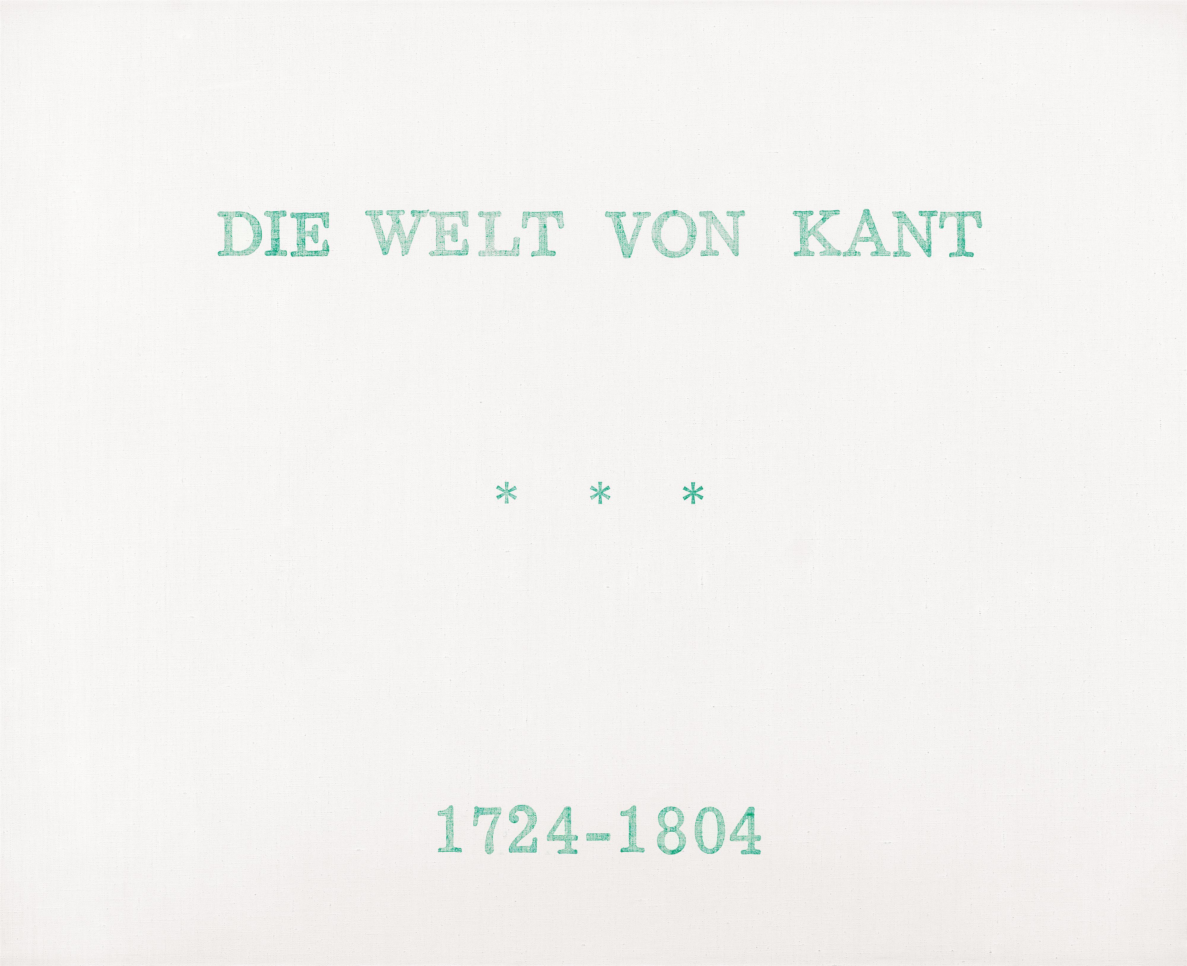 Marcel Broodthaers - Série de neuf tableaux en langue allemande, Die Welt - image-2