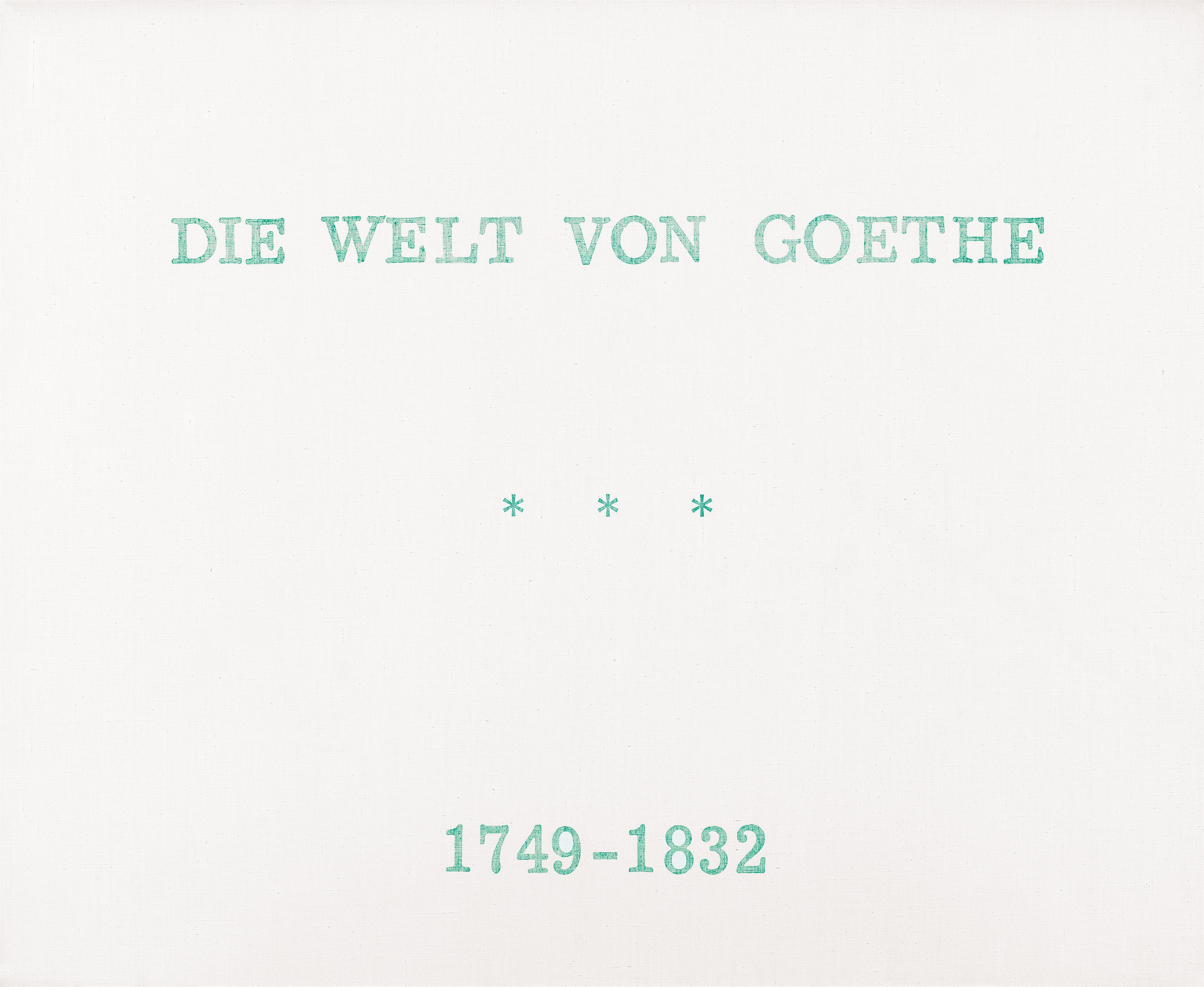 Marcel Broodthaers - Série de neuf tableaux en langue allemande, Die Welt - image-3