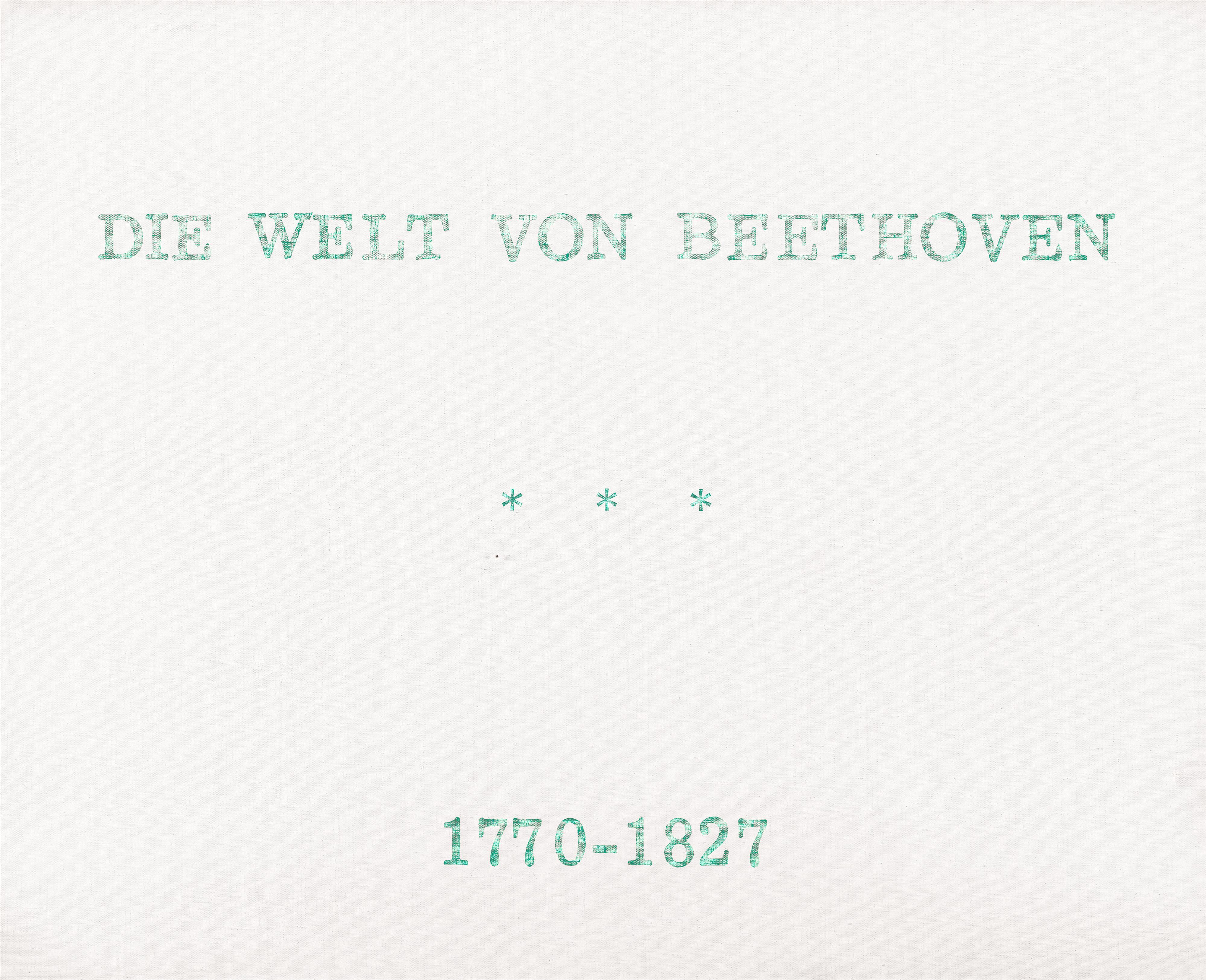 Marcel Broodthaers - Série de neuf tableaux en langue allemande, Die Welt - image-4
