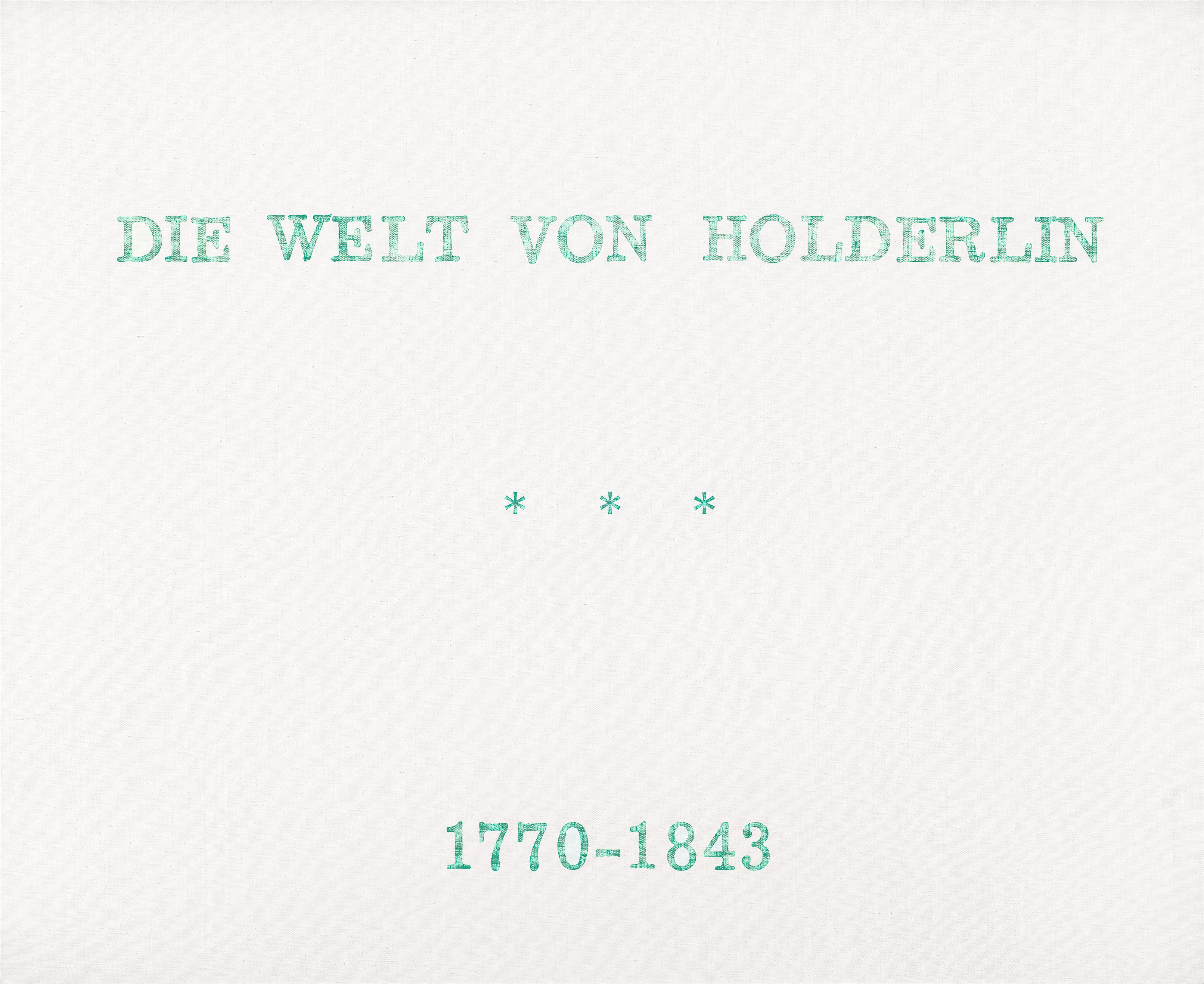 Marcel Broodthaers - Série de neuf tableaux en langue allemande, Die Welt - image-5