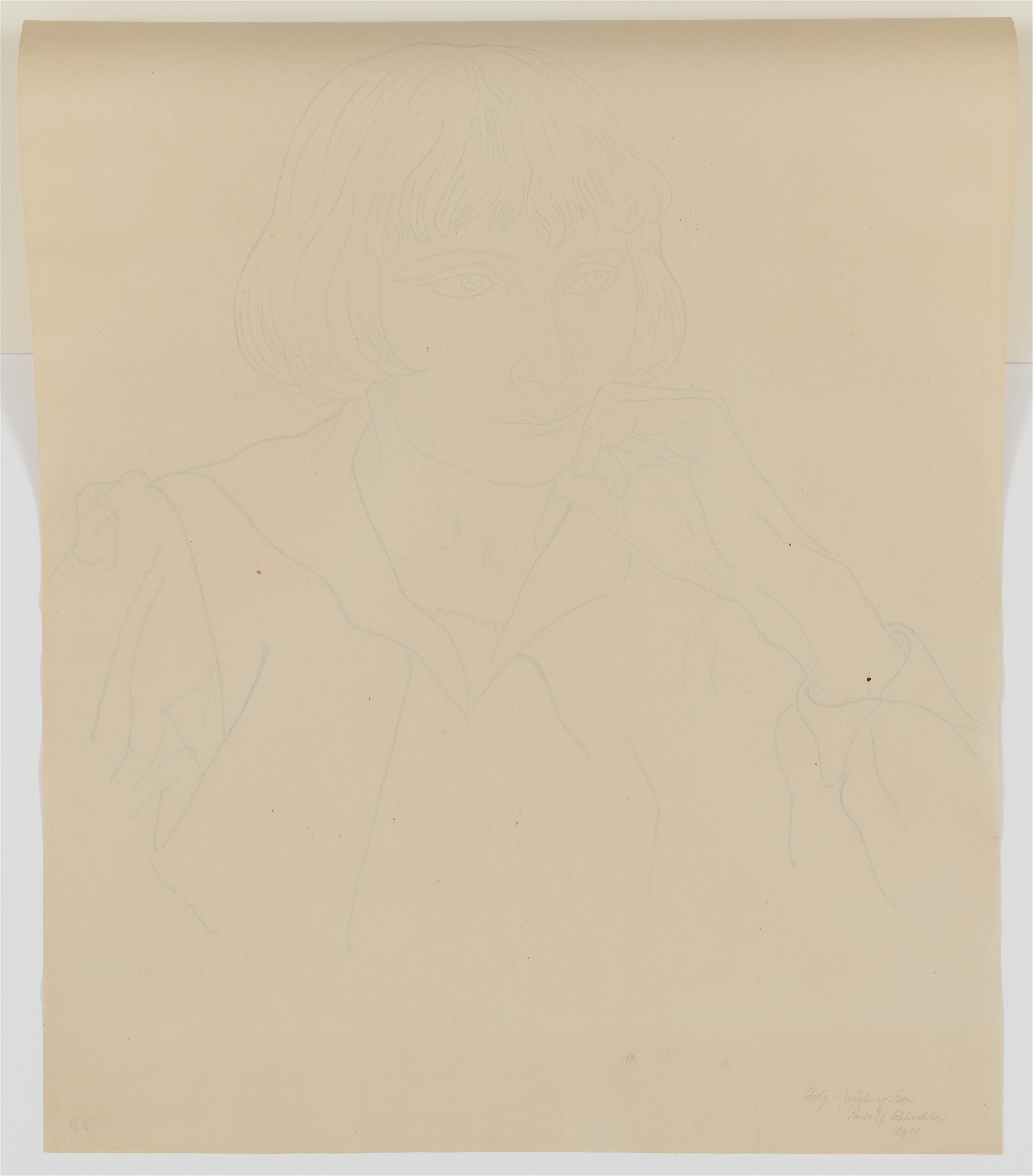 Rudolf Schlichter - Frauenporträt - image-2