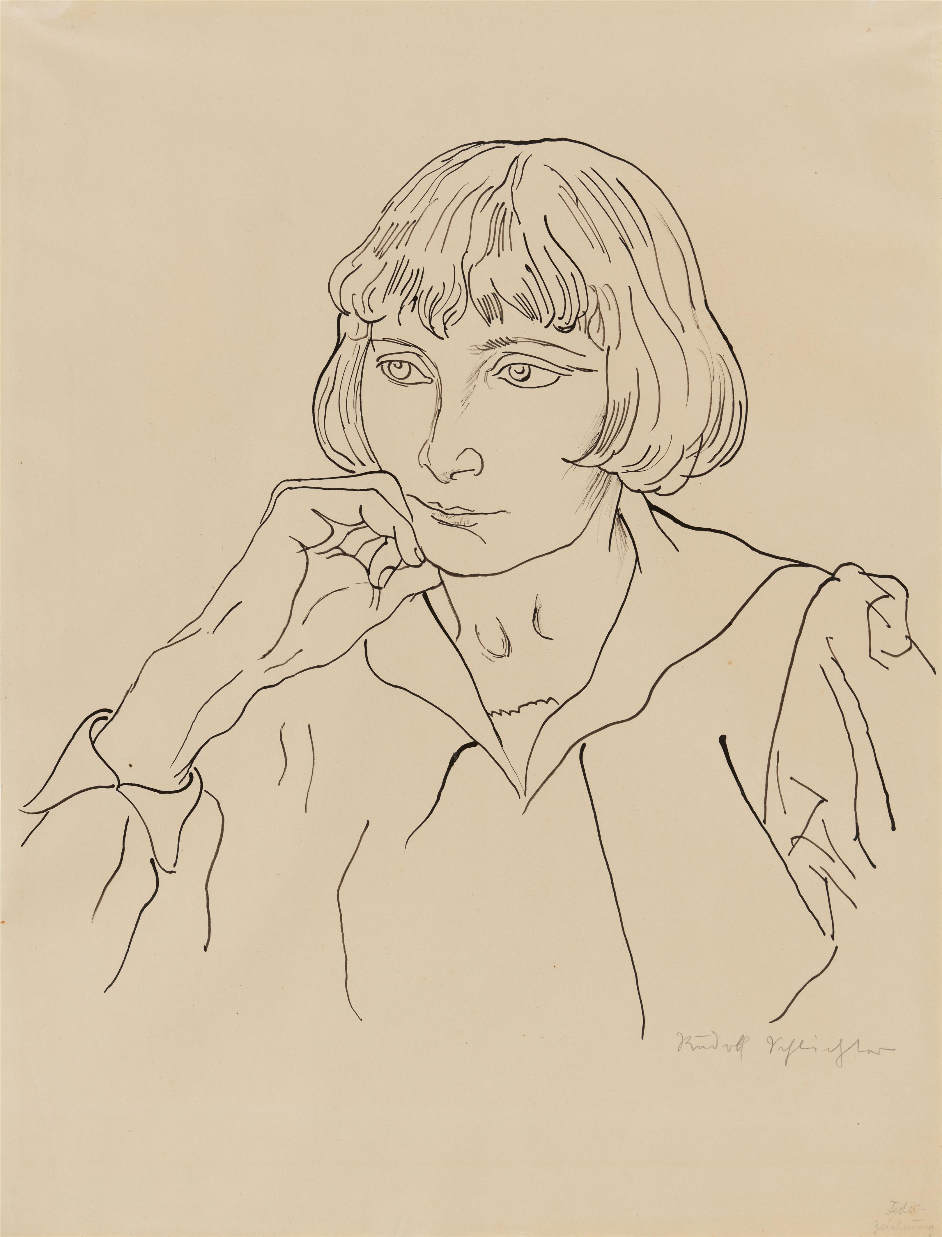 Rudolf Schlichter - Frauenporträt - image-1