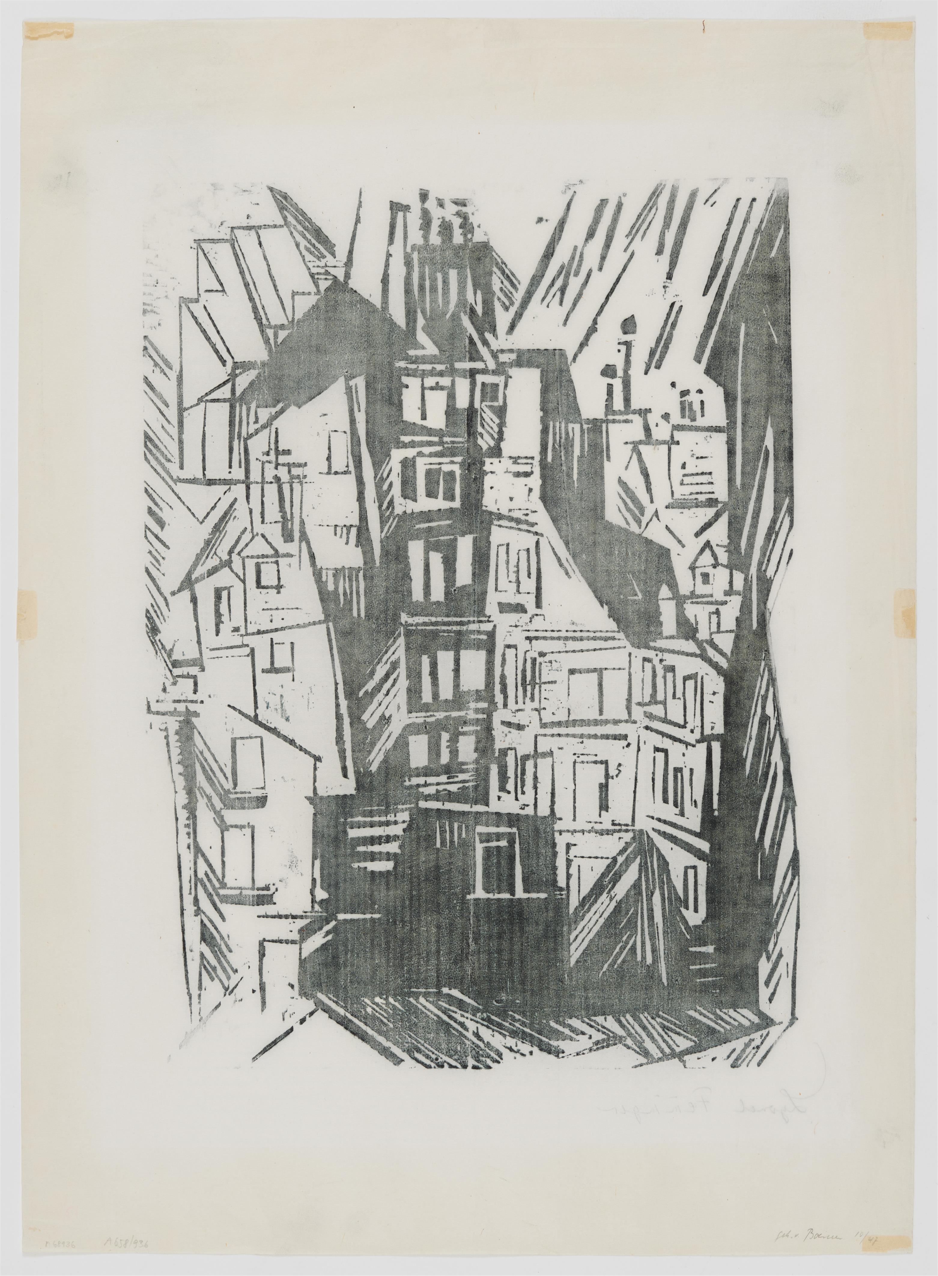 Lyonel Feininger - Pariser Häuser - image-2