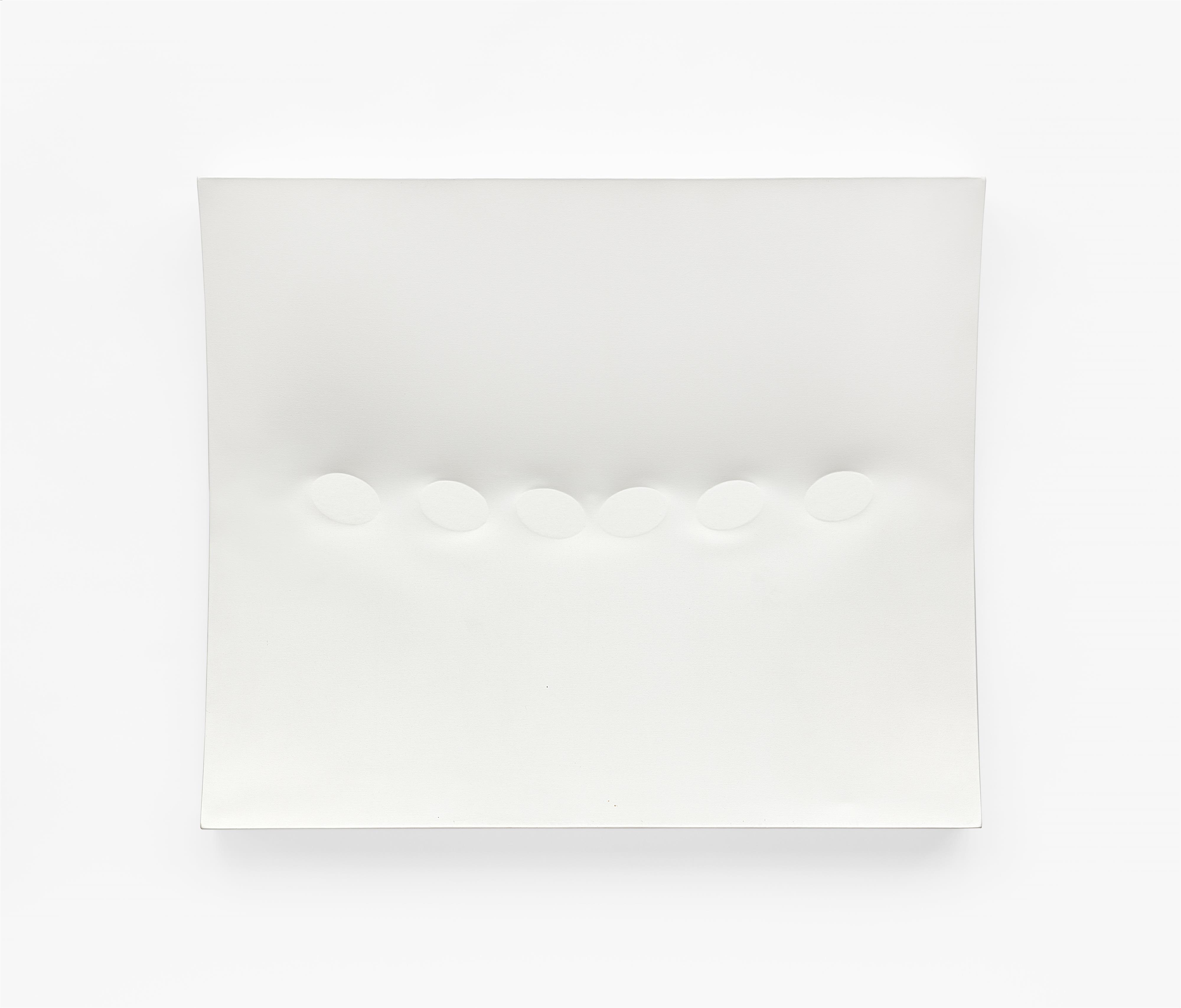 Turi Simeti - 6 ovali bianchi - image-1