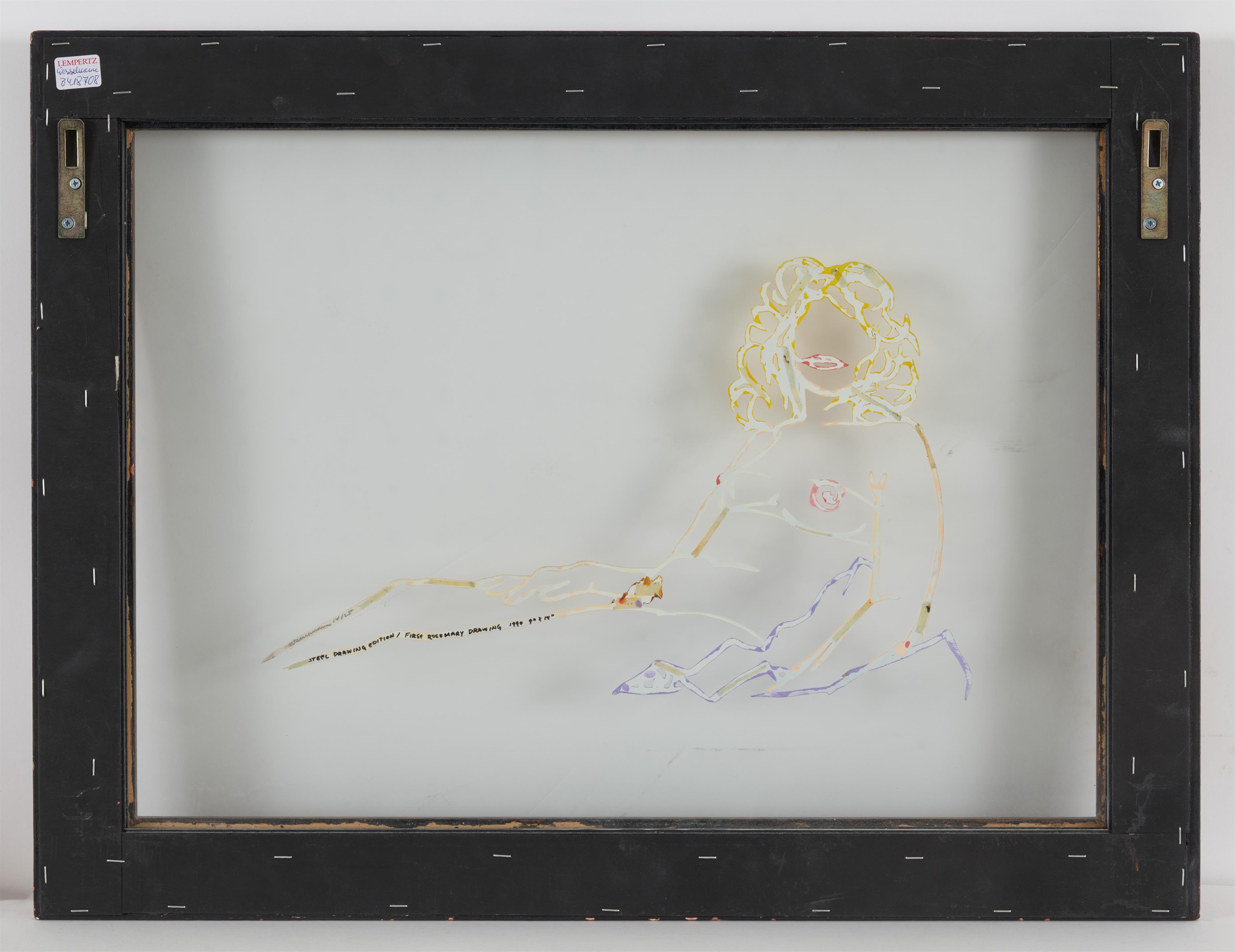 Tom Wesselmann - First Rosemary Drawing (Edition Steel Drawing) - image-2