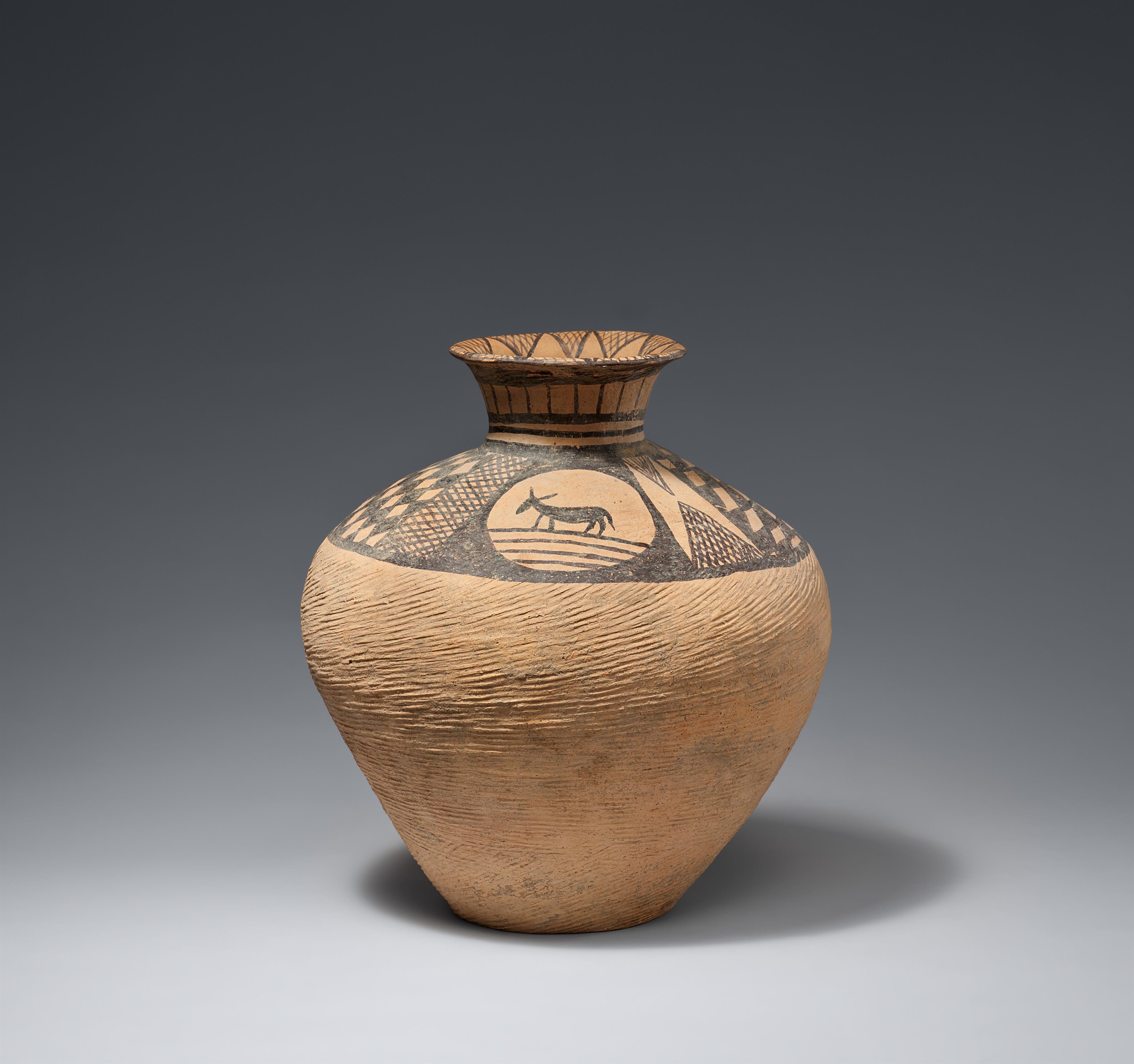 A Neolithic pottery urn. Possibly Majiayao culture, around 2000 BCE - image-1