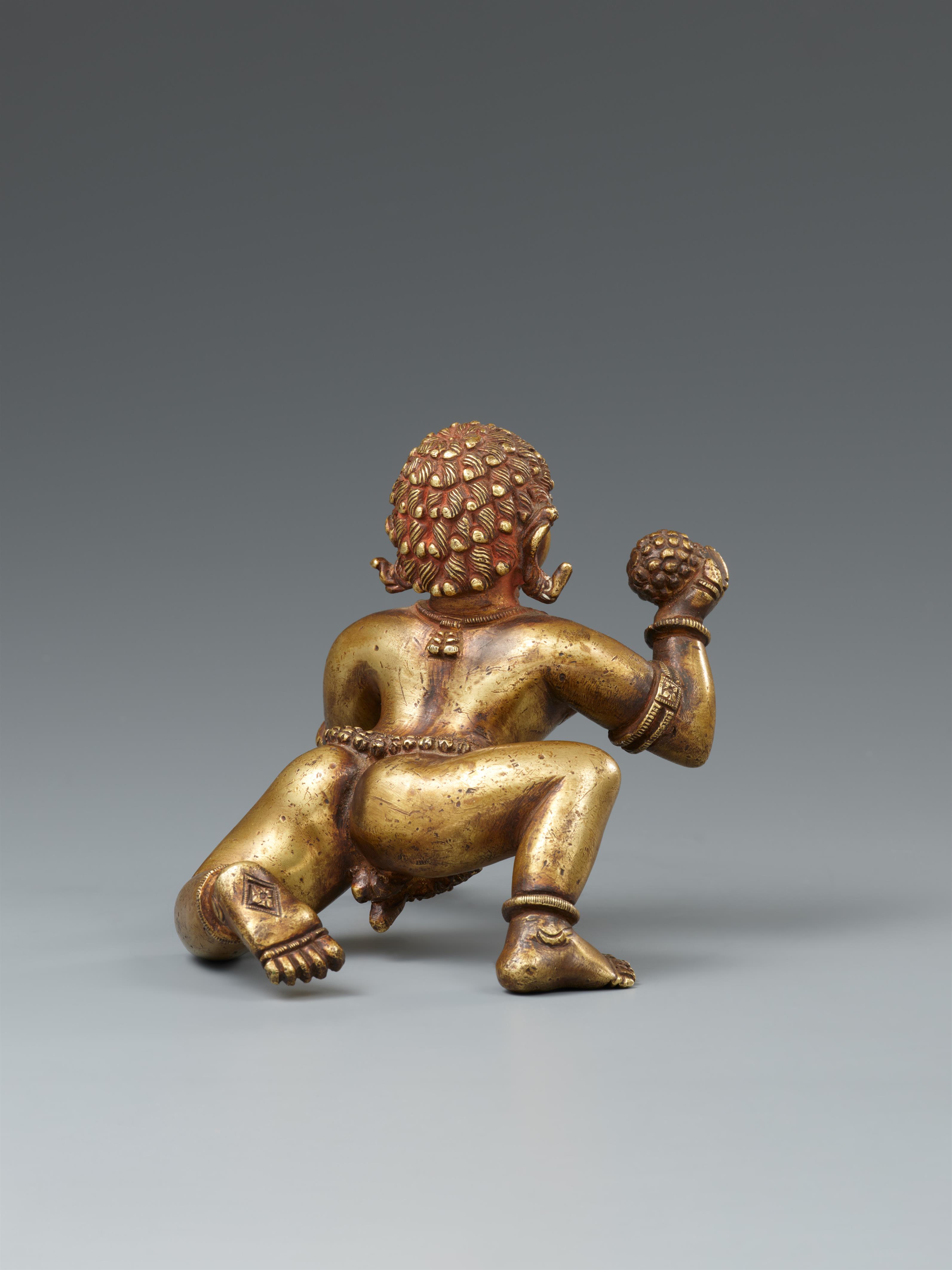A copper alloy figure of Bala Krishna, India, Maharastra. Probably 17th century - image-2