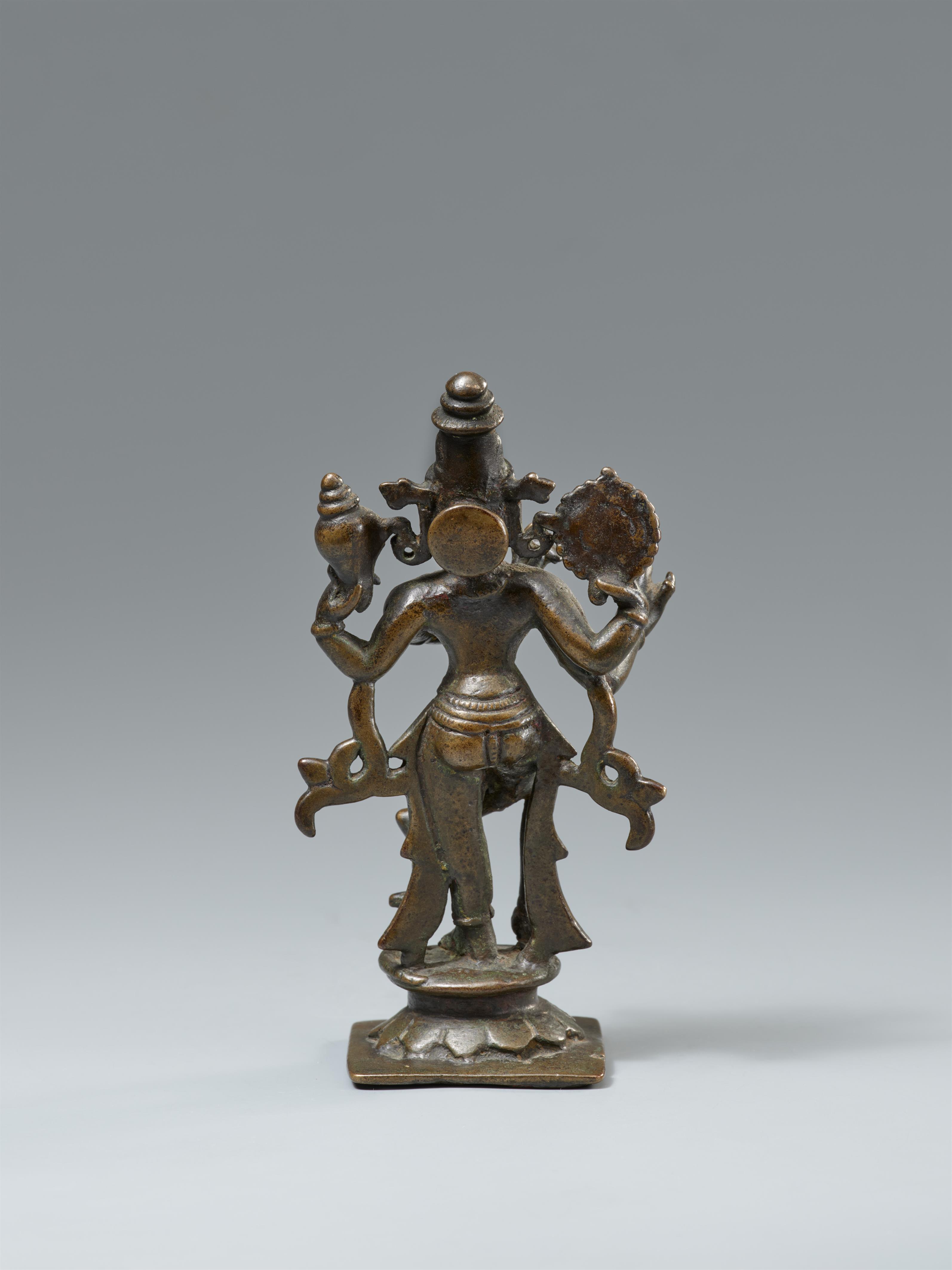 An Indian copper alloy figure of Venugopala. Probably 17th century - image-2