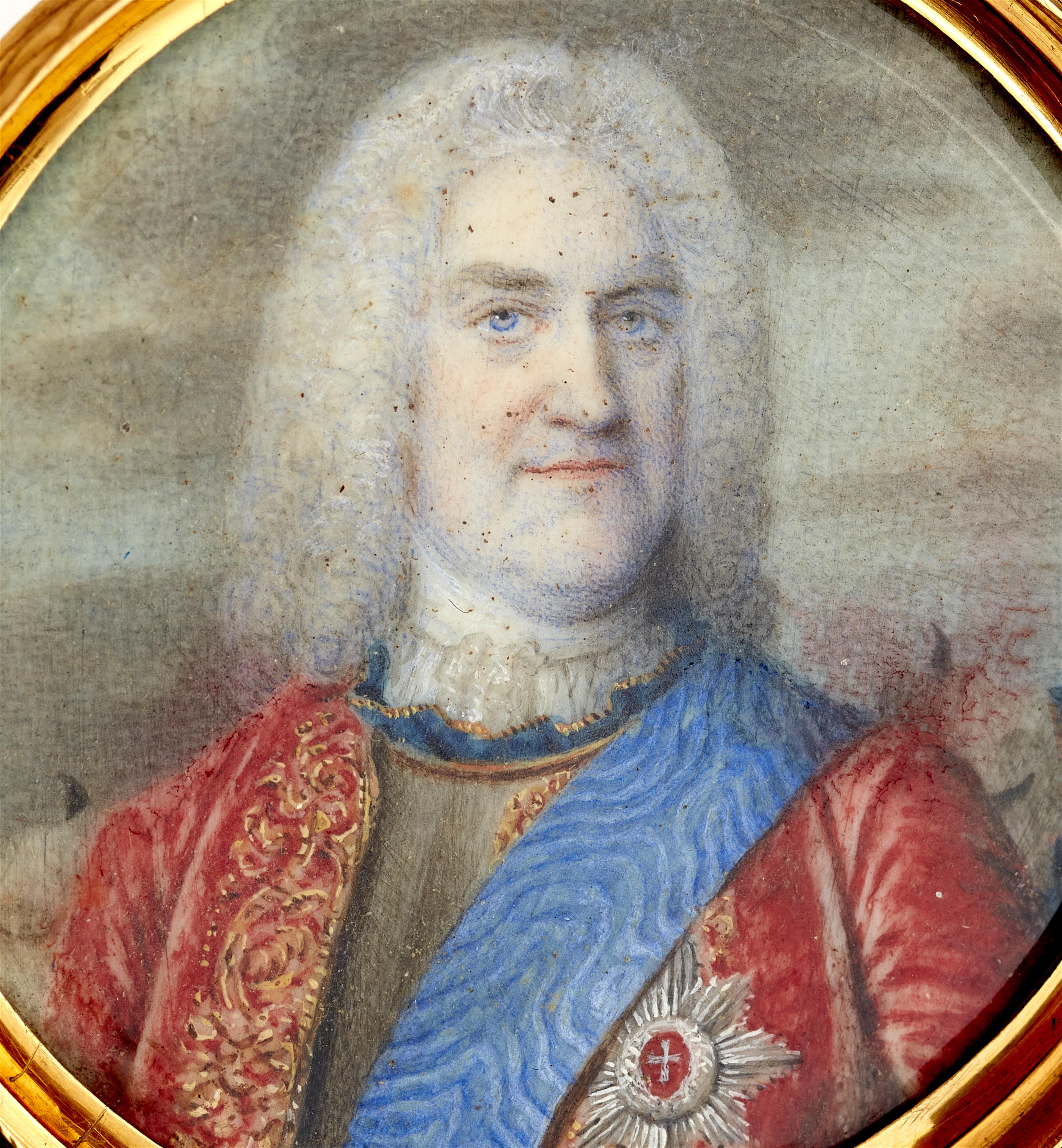Perlmutt-Tabatière mit Porträt des Herzogs Christian-Ludwig von Mecklenburg-Schwerin - image-2