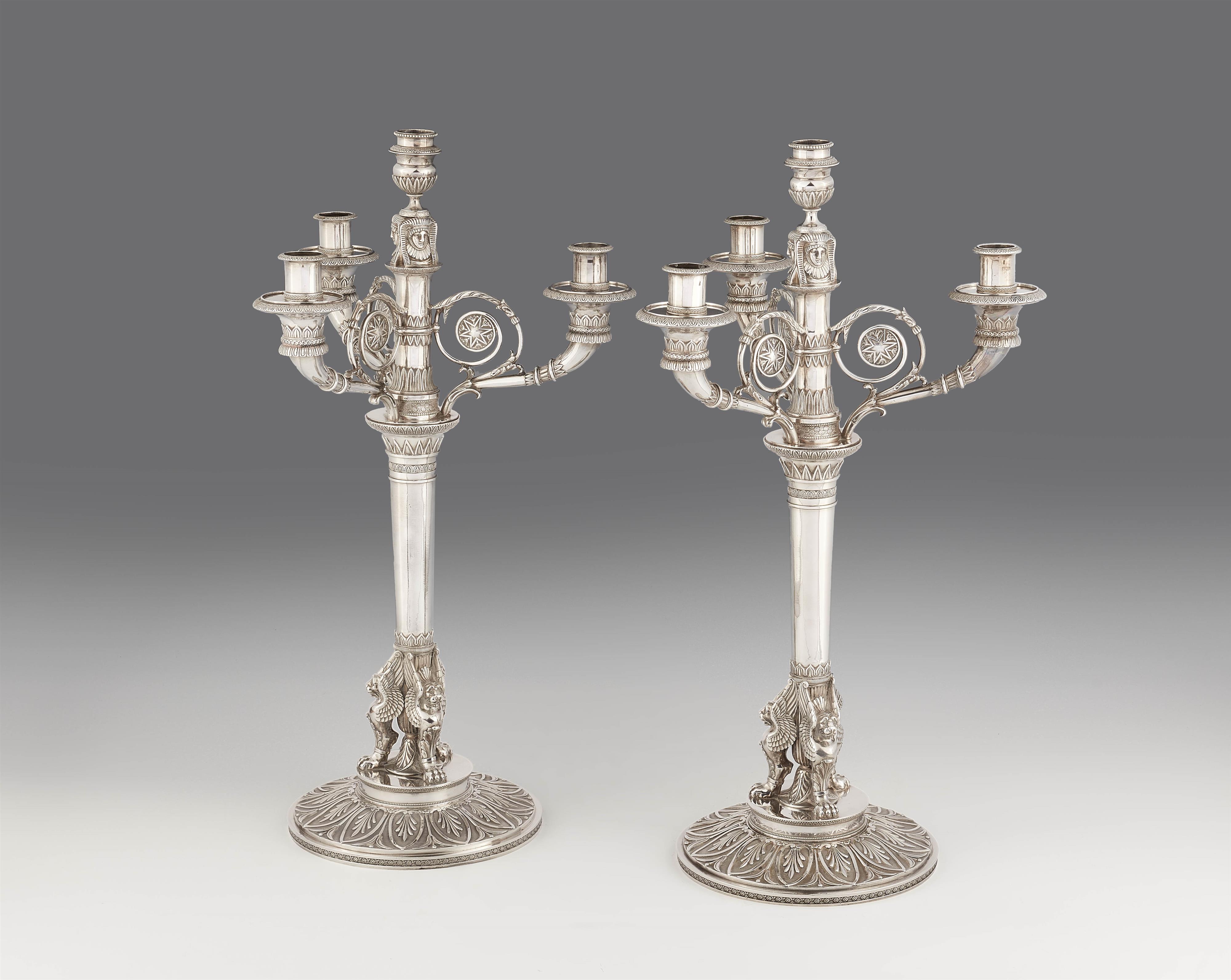 An important pair of Parisian candelabra - image-1