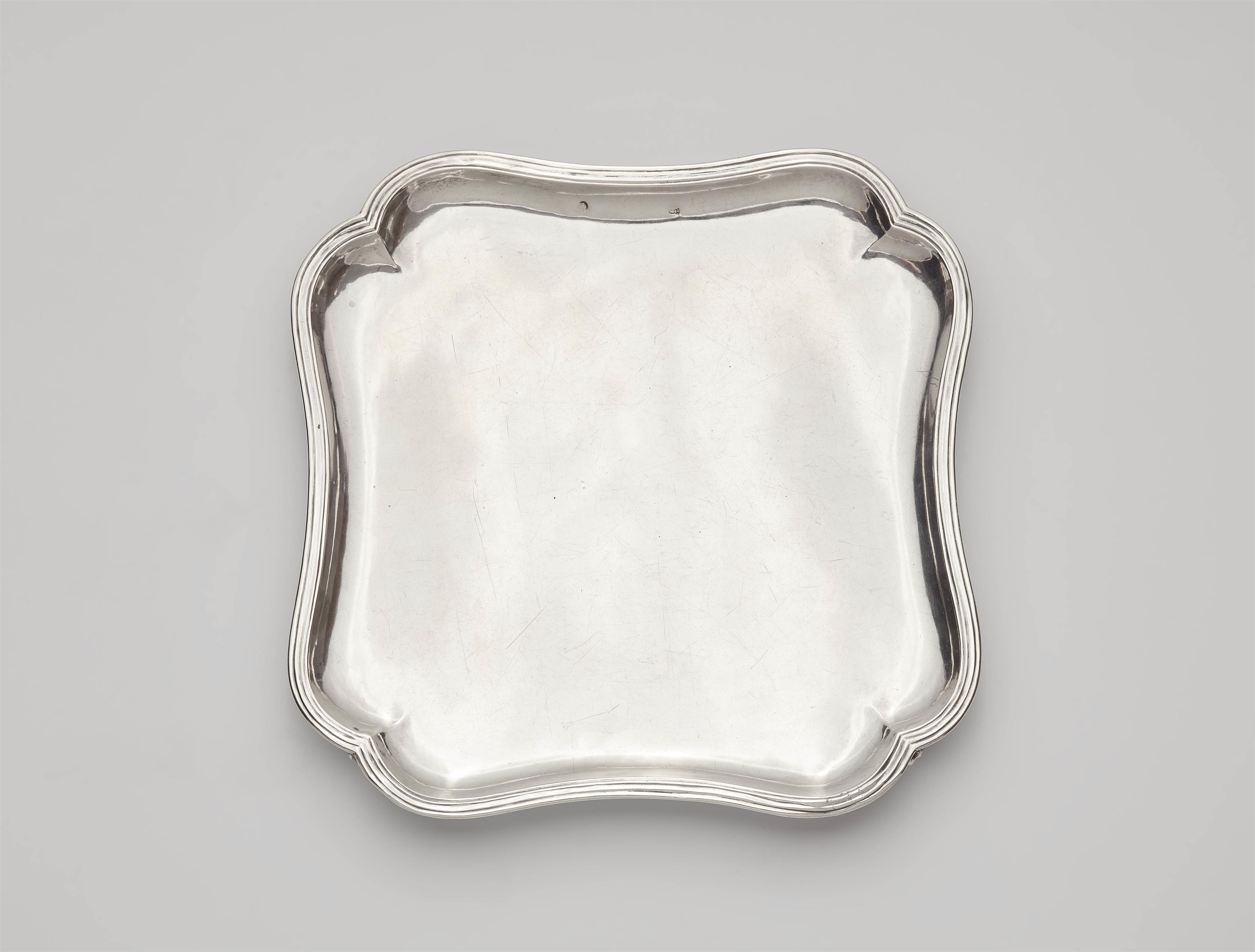 An Augsburg silver tray - image-1