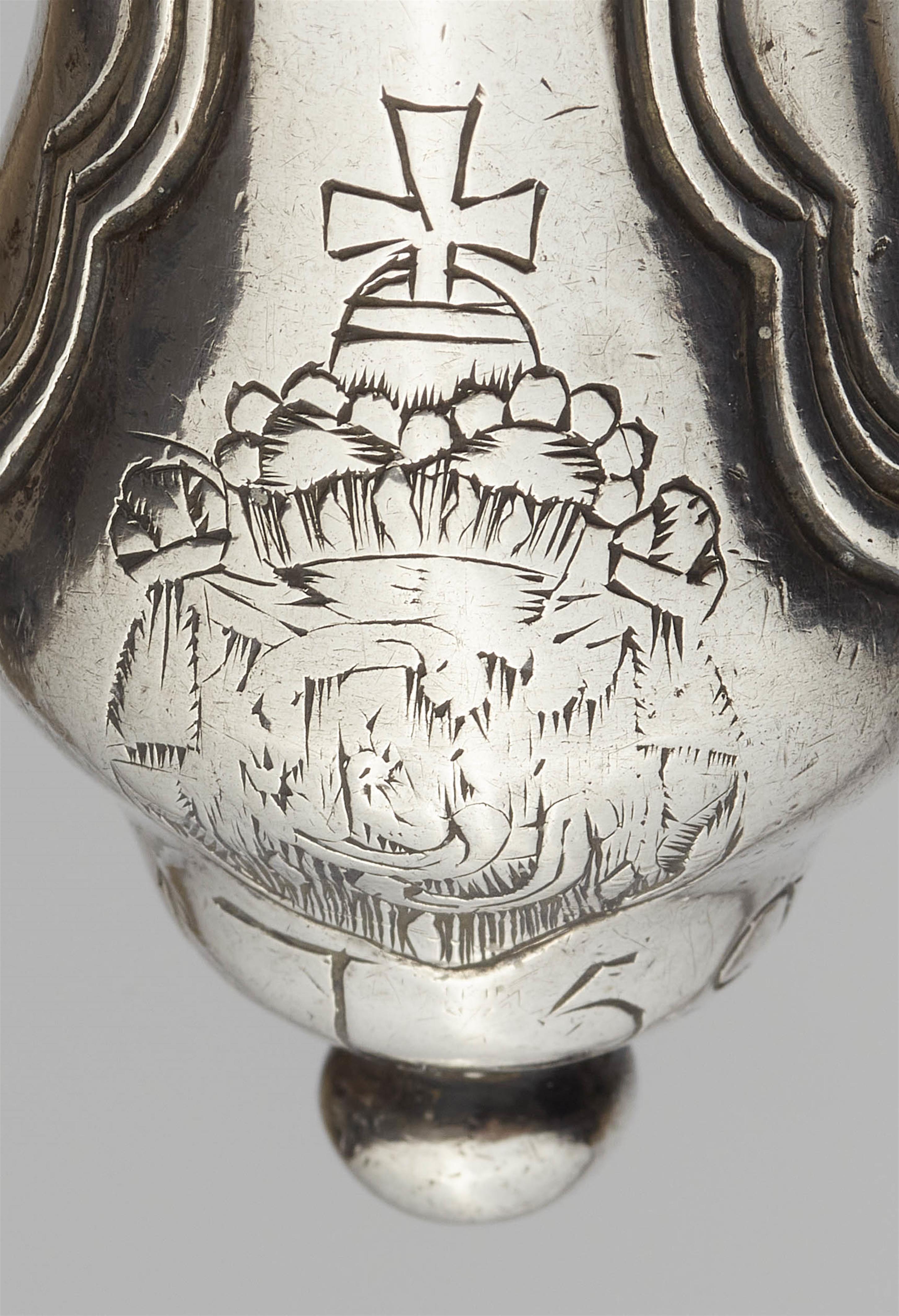 A pair of Augsburg silver serving pieces - image-3