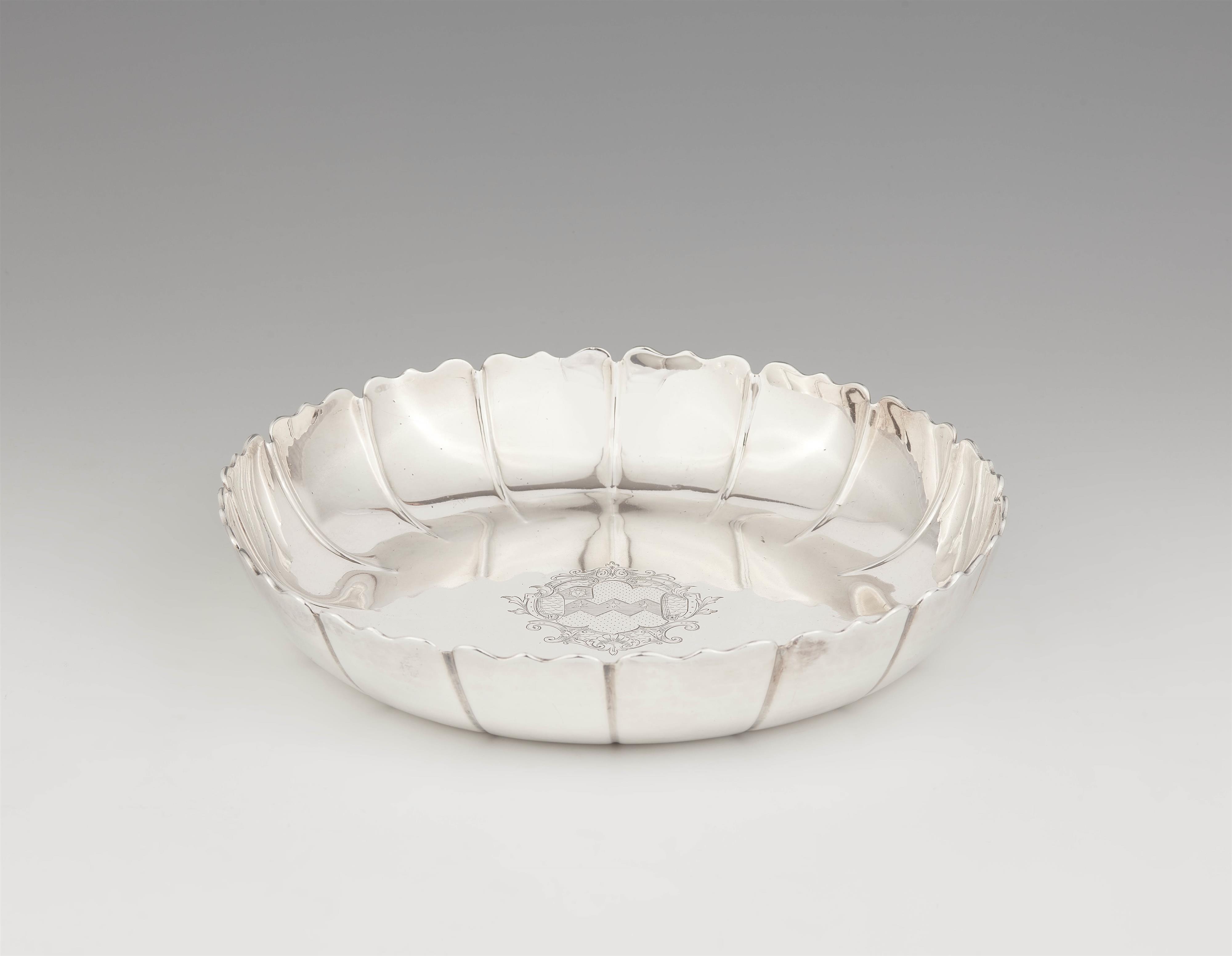 A George I silver strawberry dish - image-1