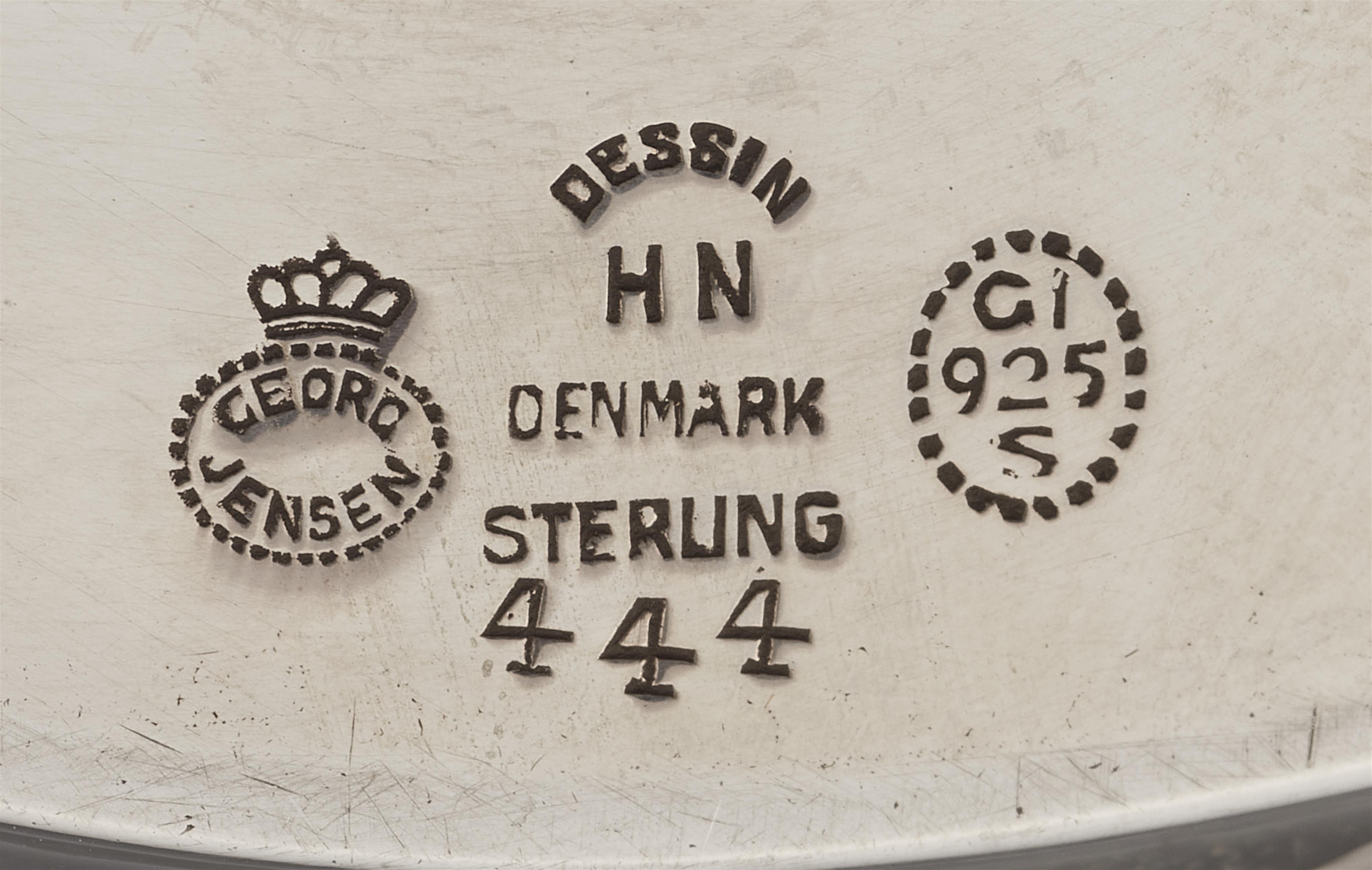 A rare Copenhagen silver porringer, model no. 444 - image-2