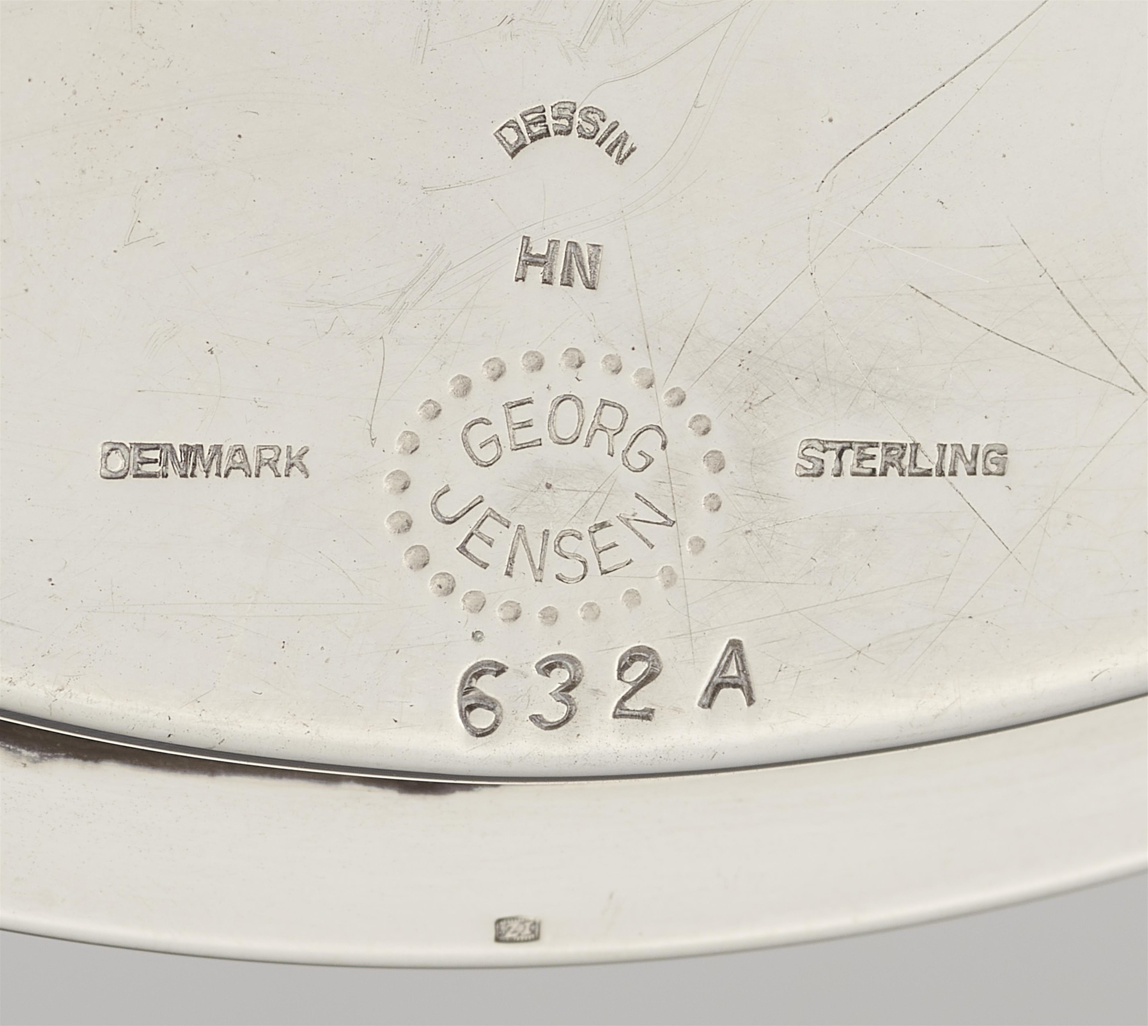 A Copenhagen silver cruet set, model no. 632 - image-2