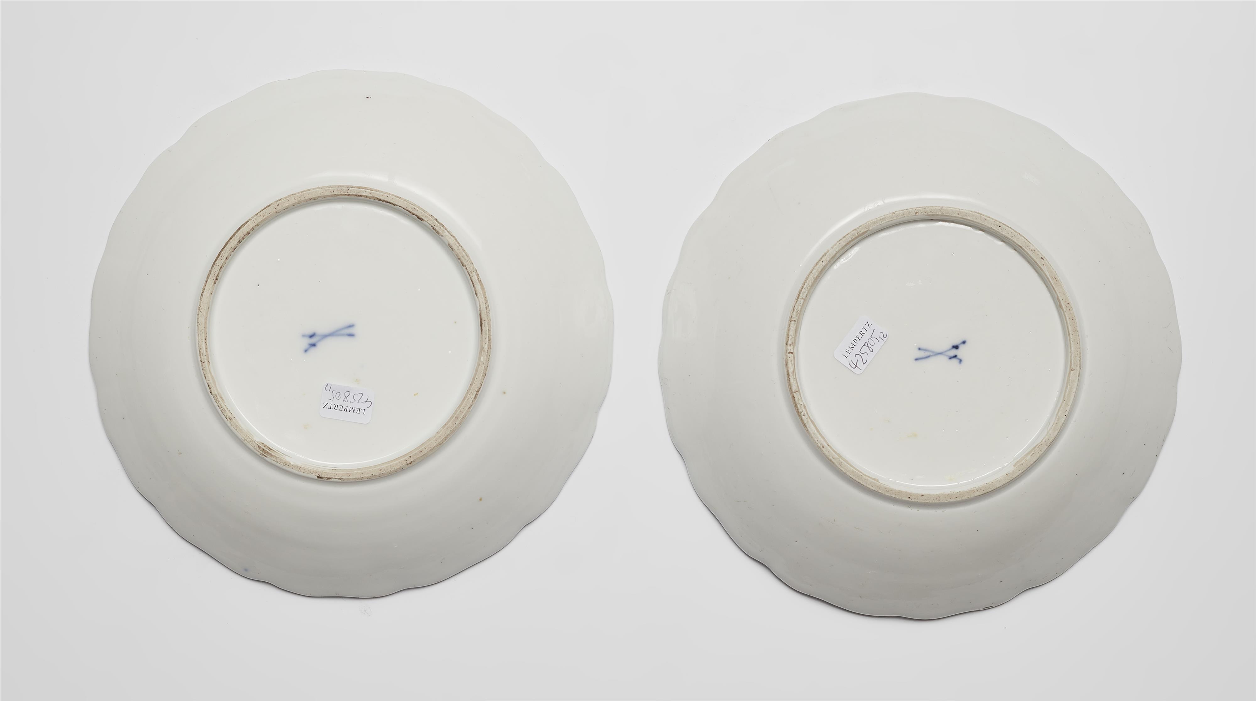 A rare pair of Meissen porcelain dishes from the dinner service for Count Sulkowski - image-2