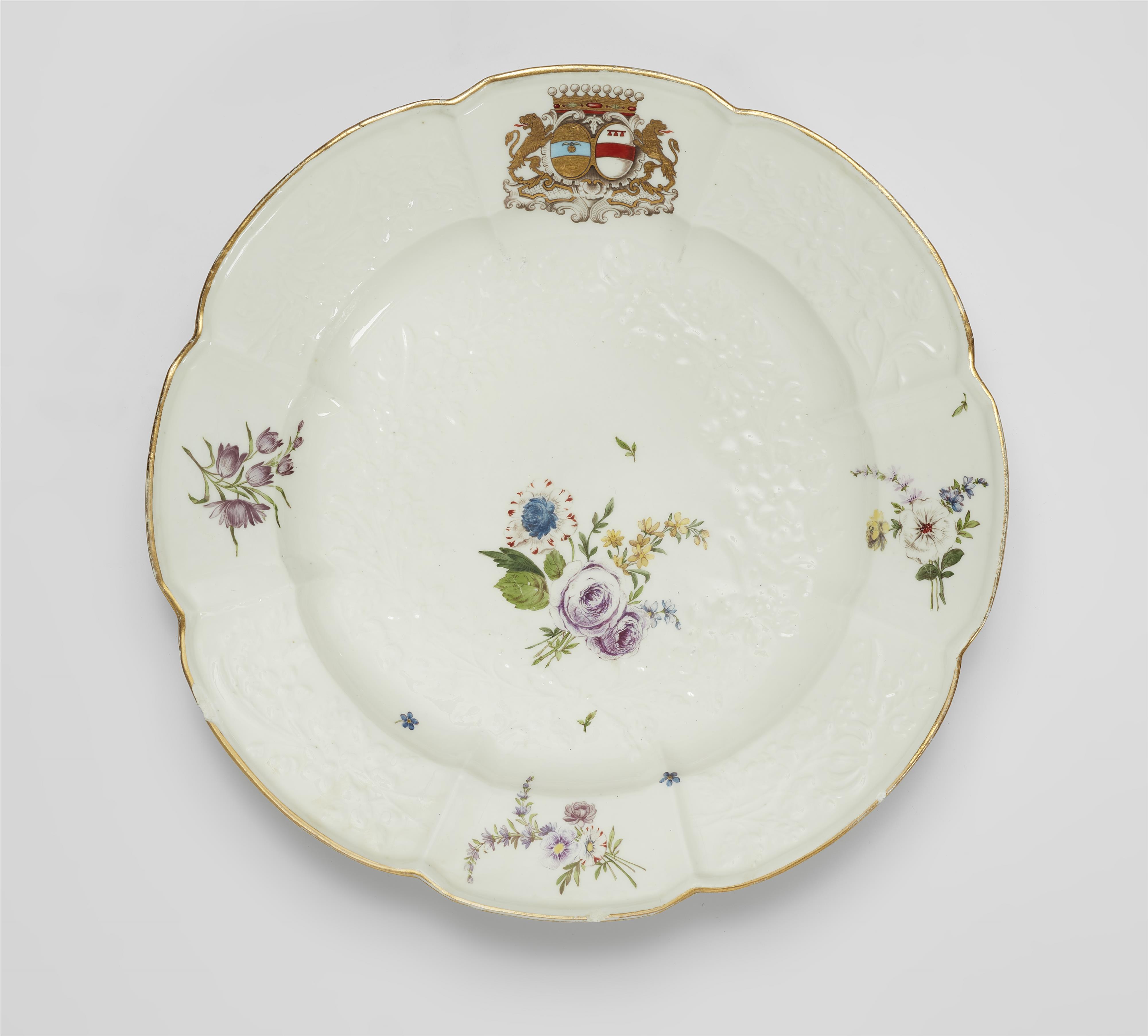 A Meissen porcelain plate from the dinner service for Pâris de Monmartel-Béthune - image-1
