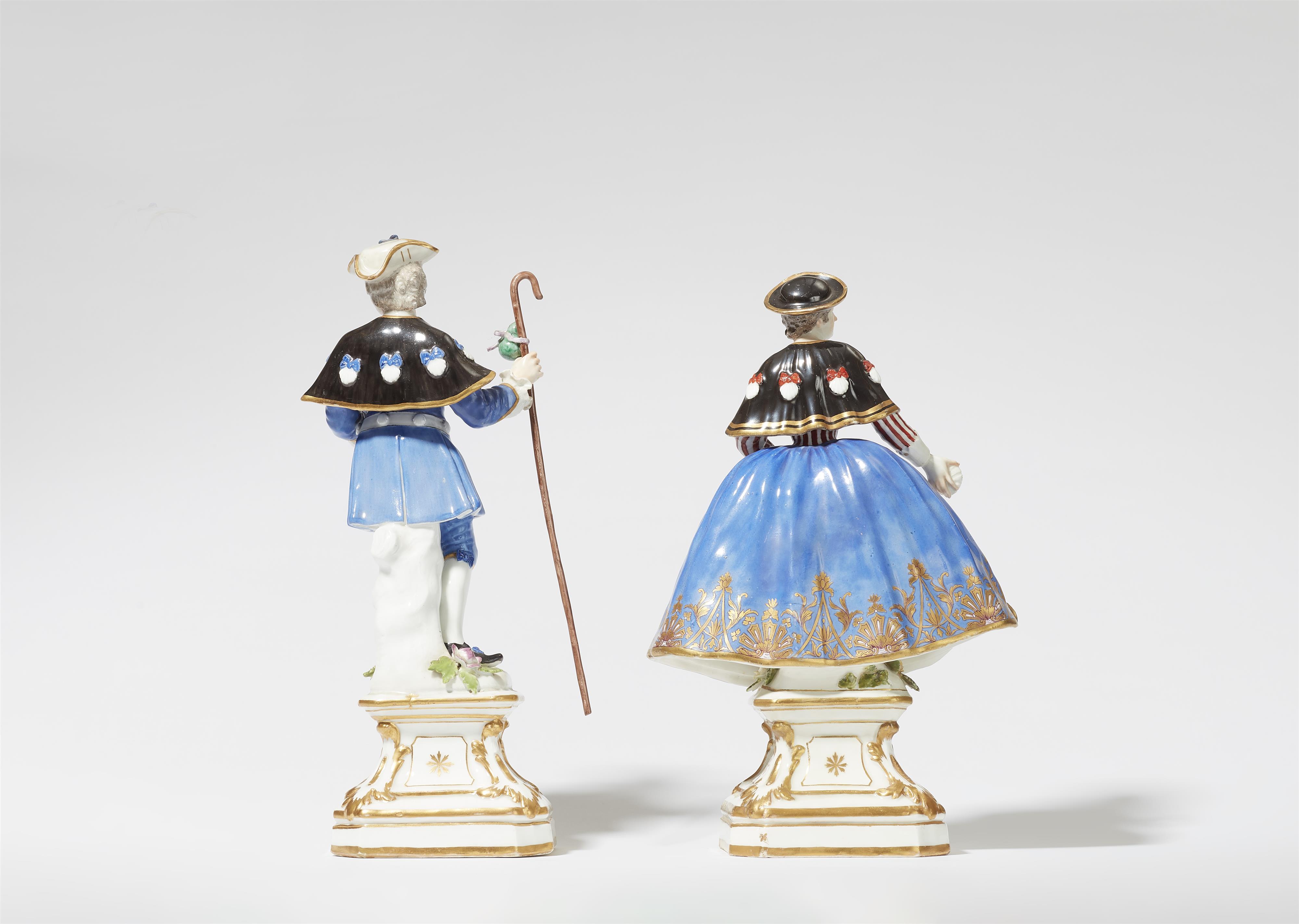 A museum quality Meissen porcelain pilgrim couple - image-3