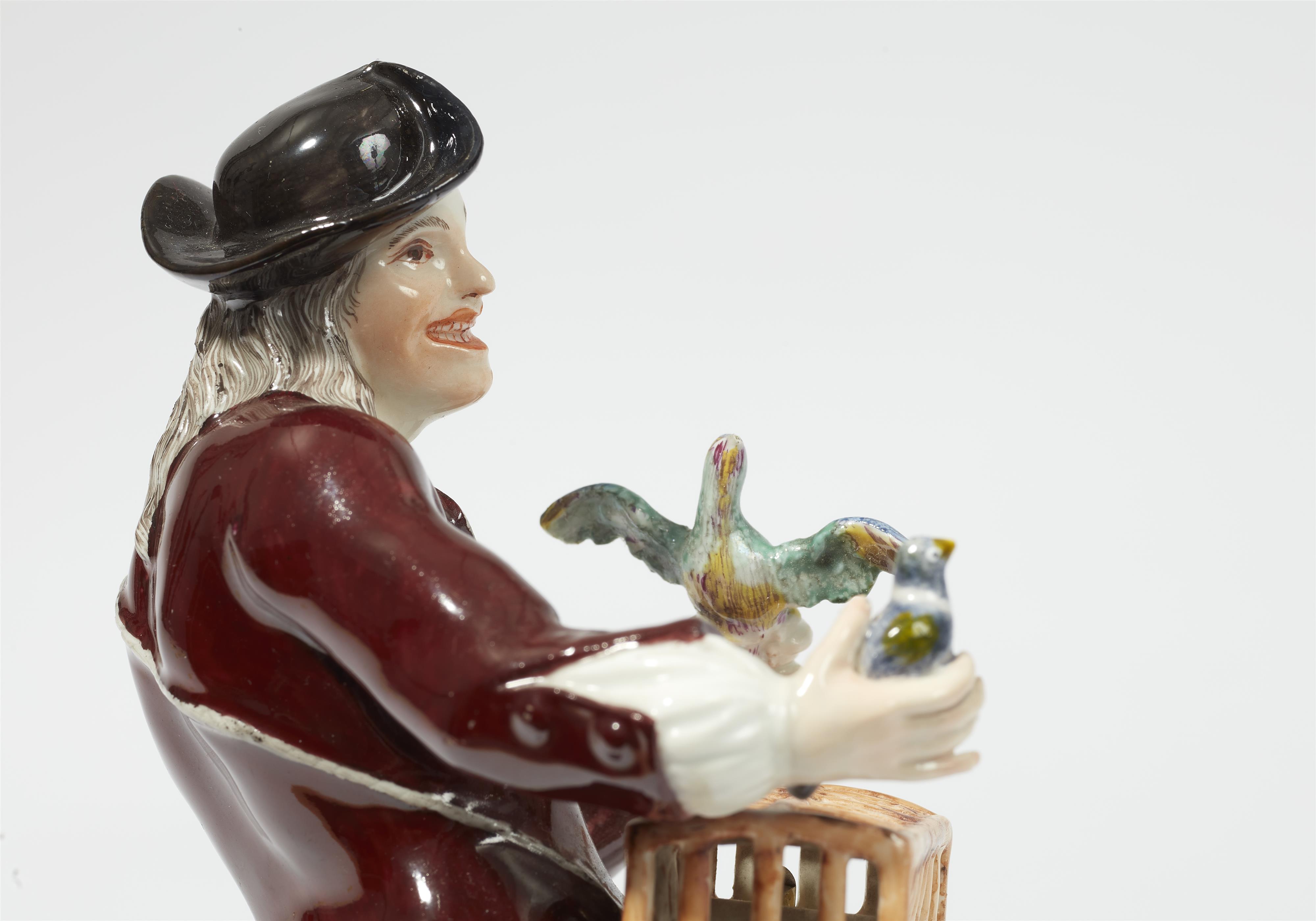 A Meissen porcelain figure of a bird seller - image-4