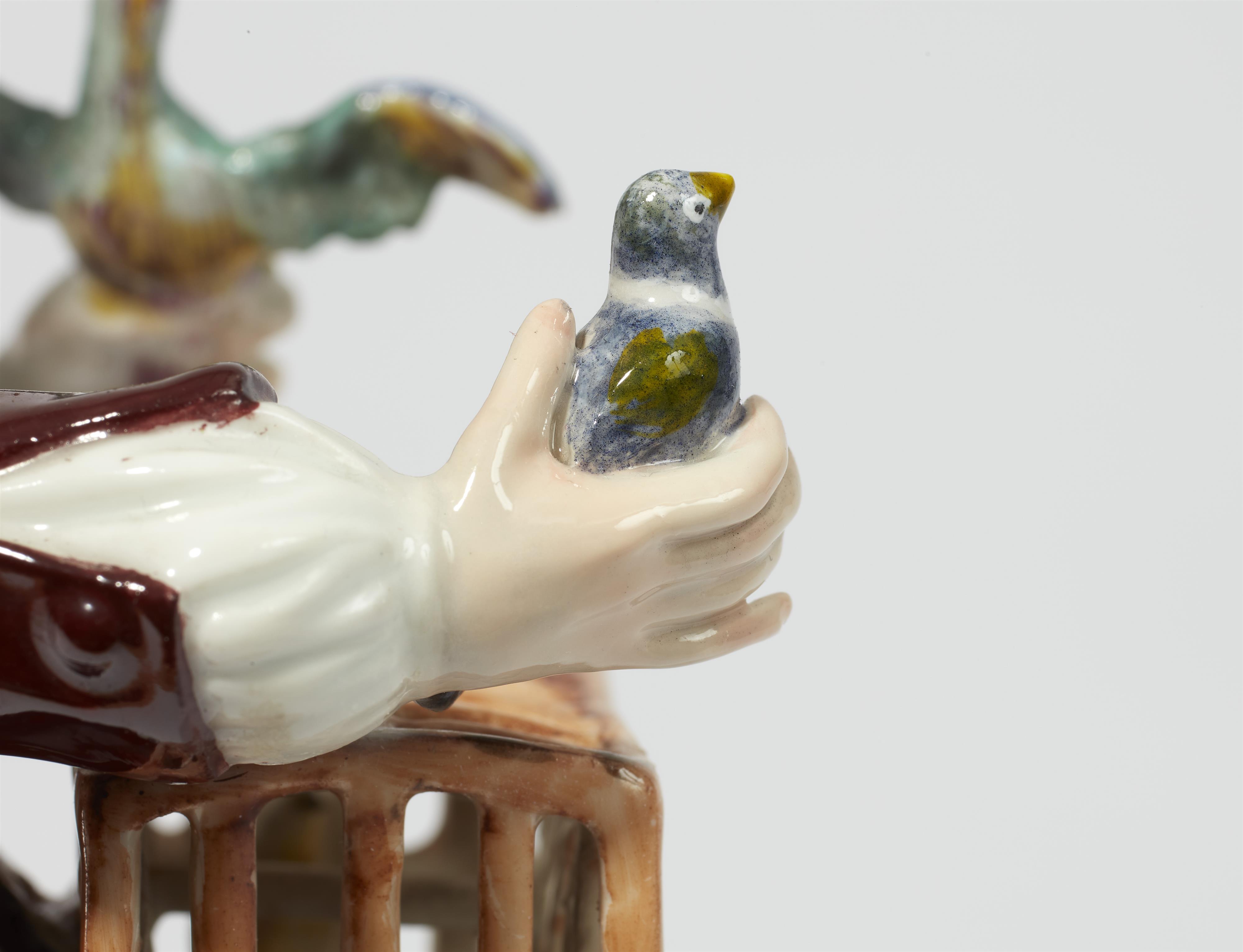A Meissen porcelain figure of a bird seller - image-6