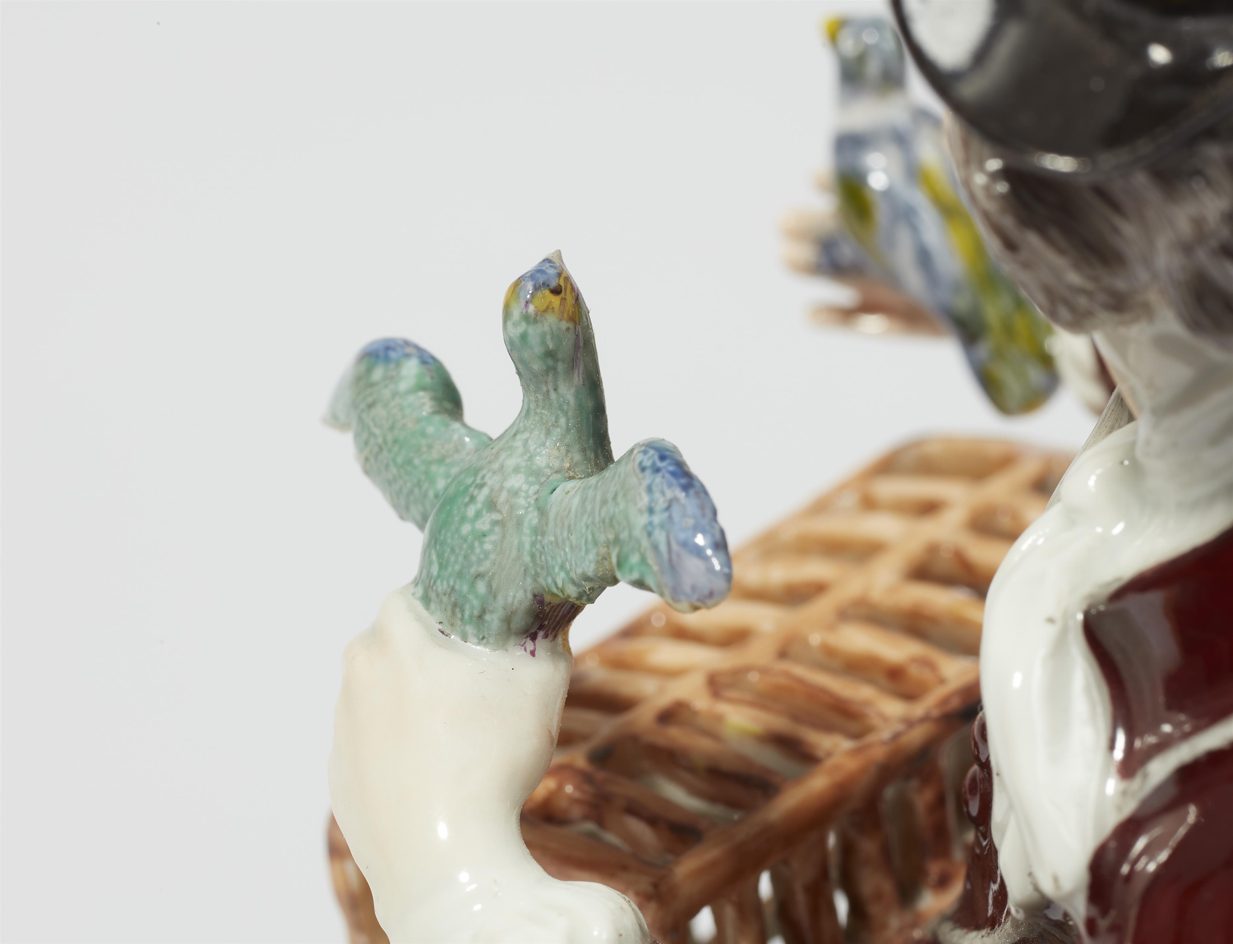 A Meissen porcelain figure of a bird seller - image-7
