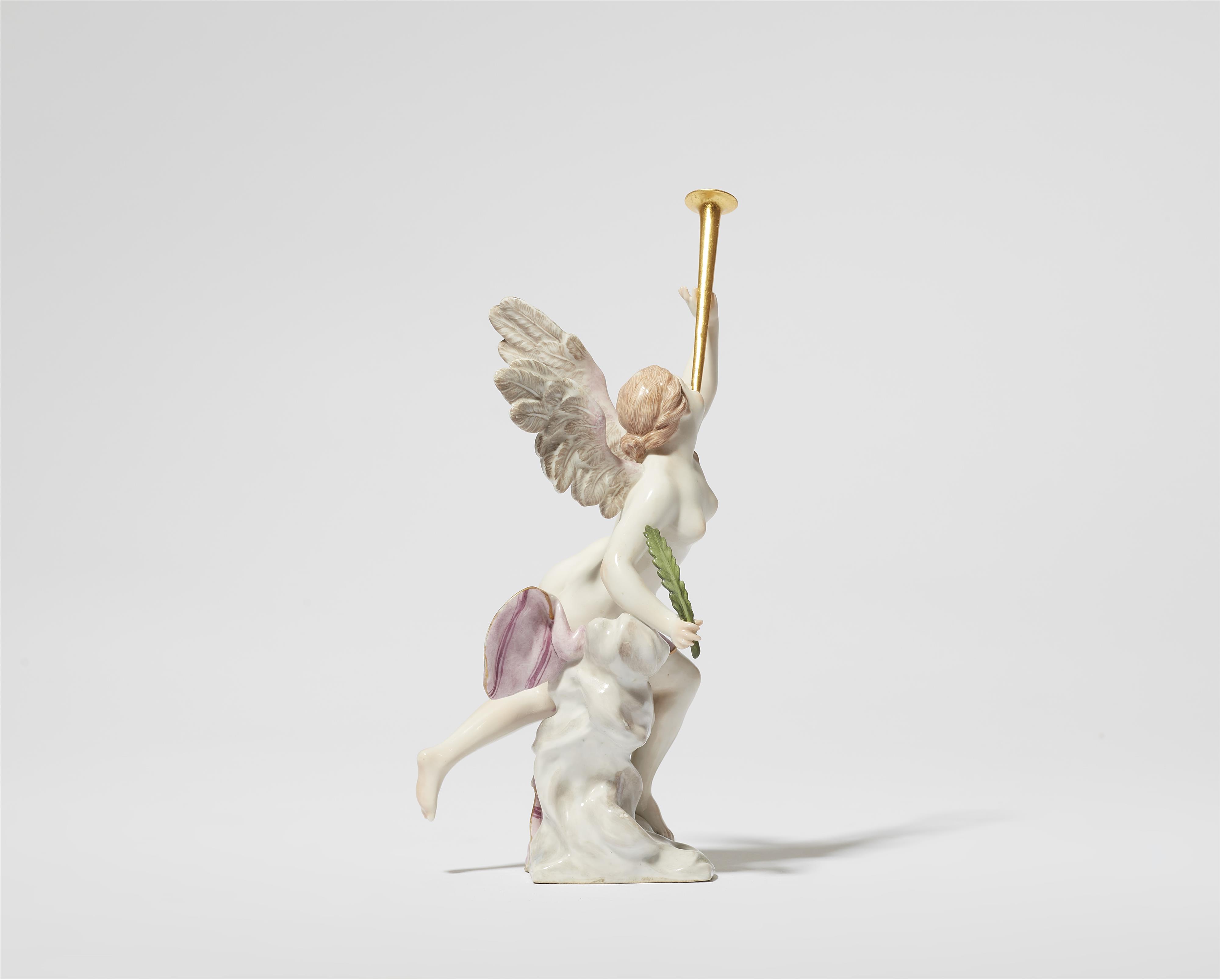 A Nymphenburg porcelain figure of Fama with a trumpet - image-4