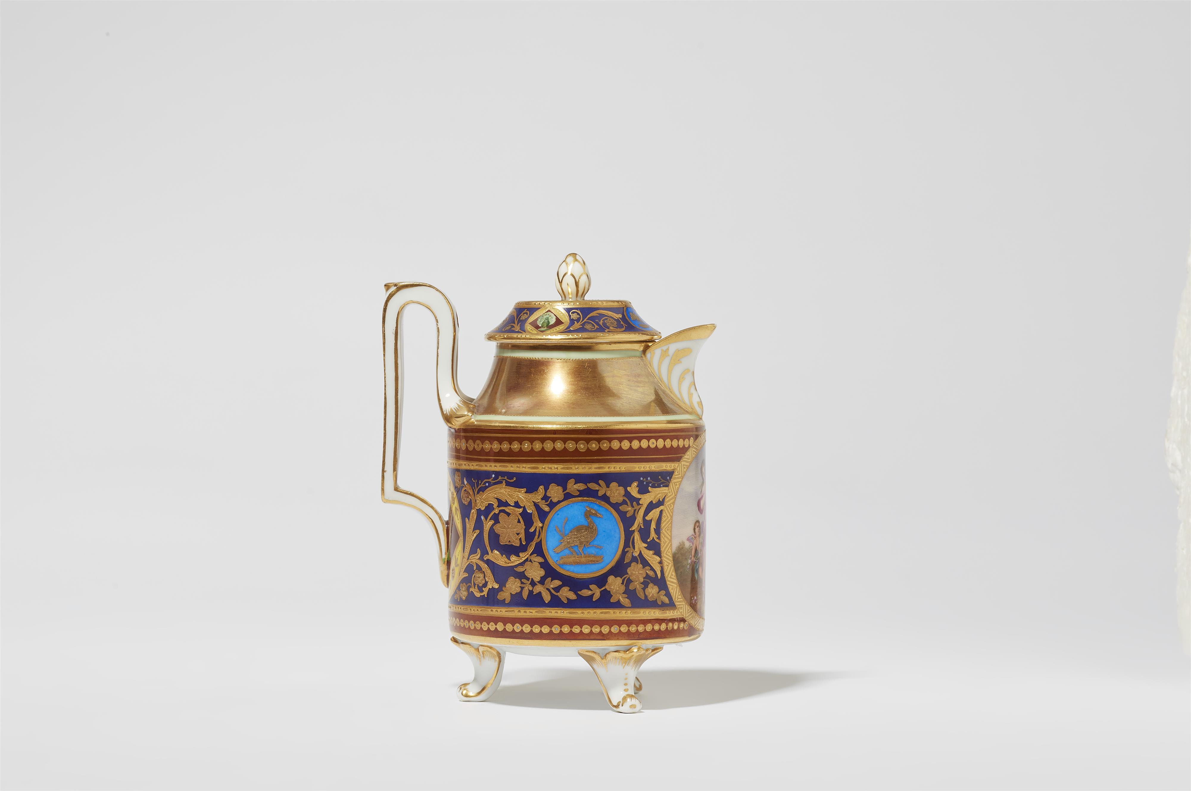 A Royal Vienna porcelain milk jug with a motif after Angelika Kauffmann - image-3
