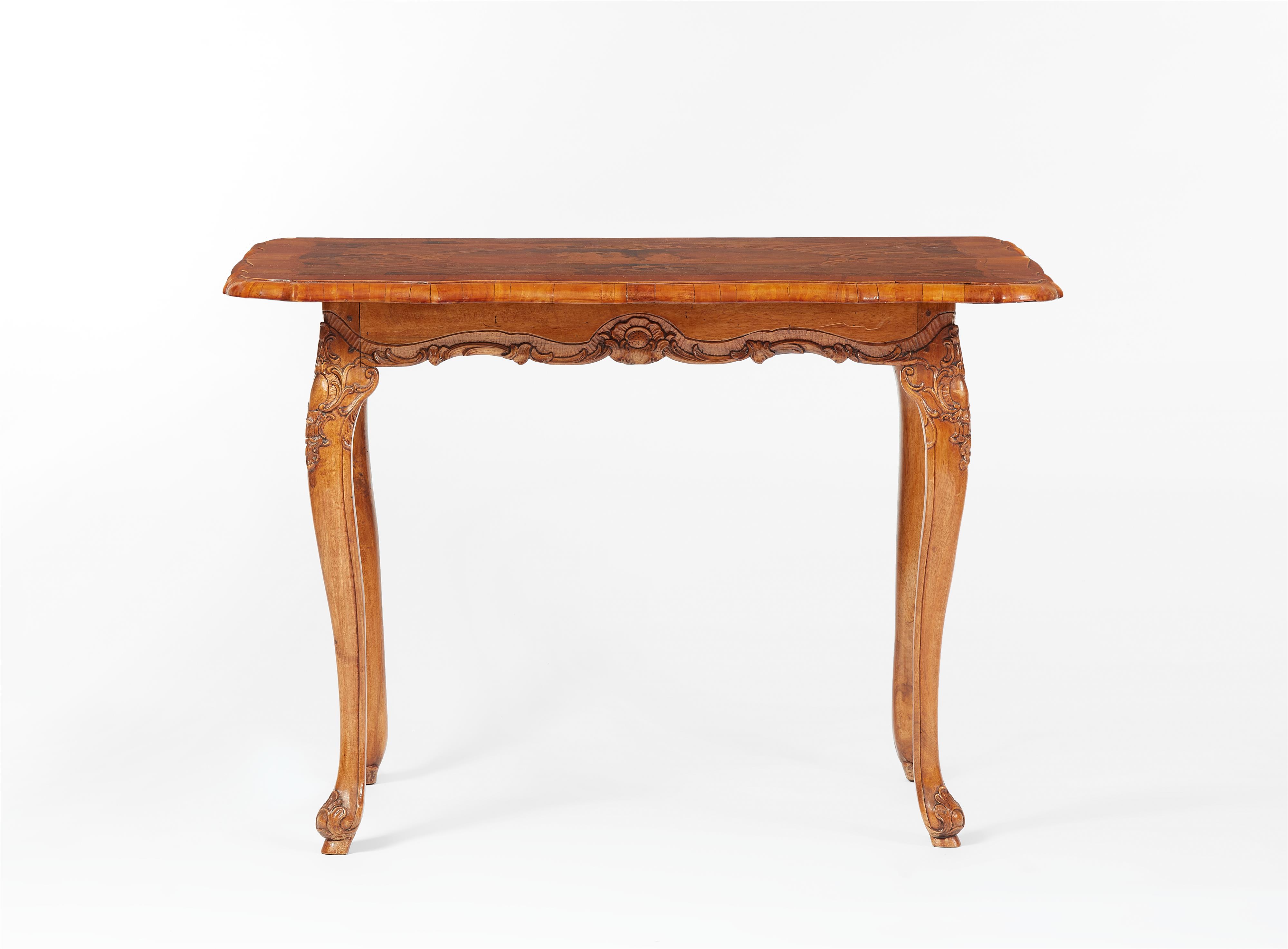 An upper Franconian marquetry table - image-2