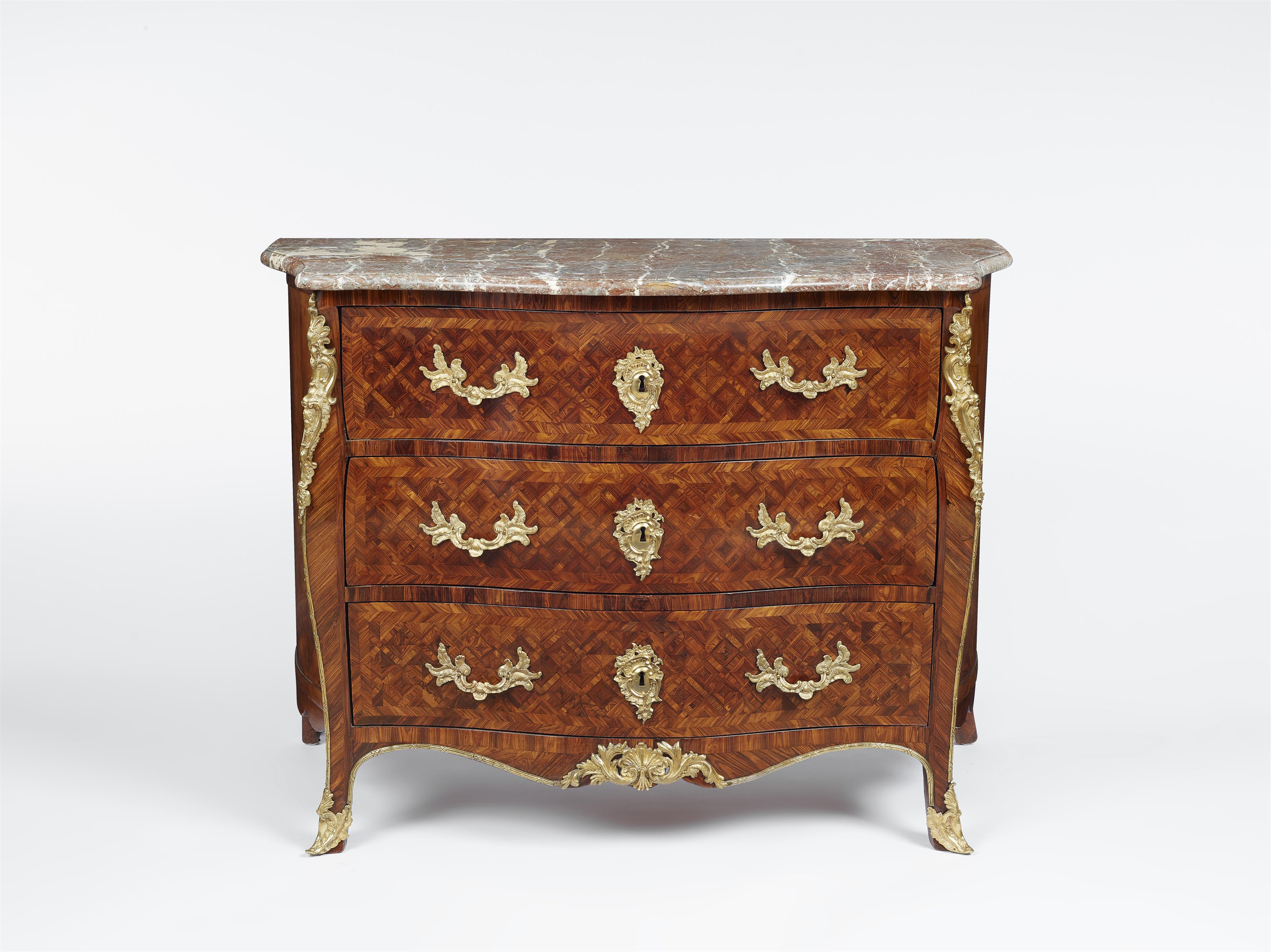 A Dresden inlaid cabinet - image-1