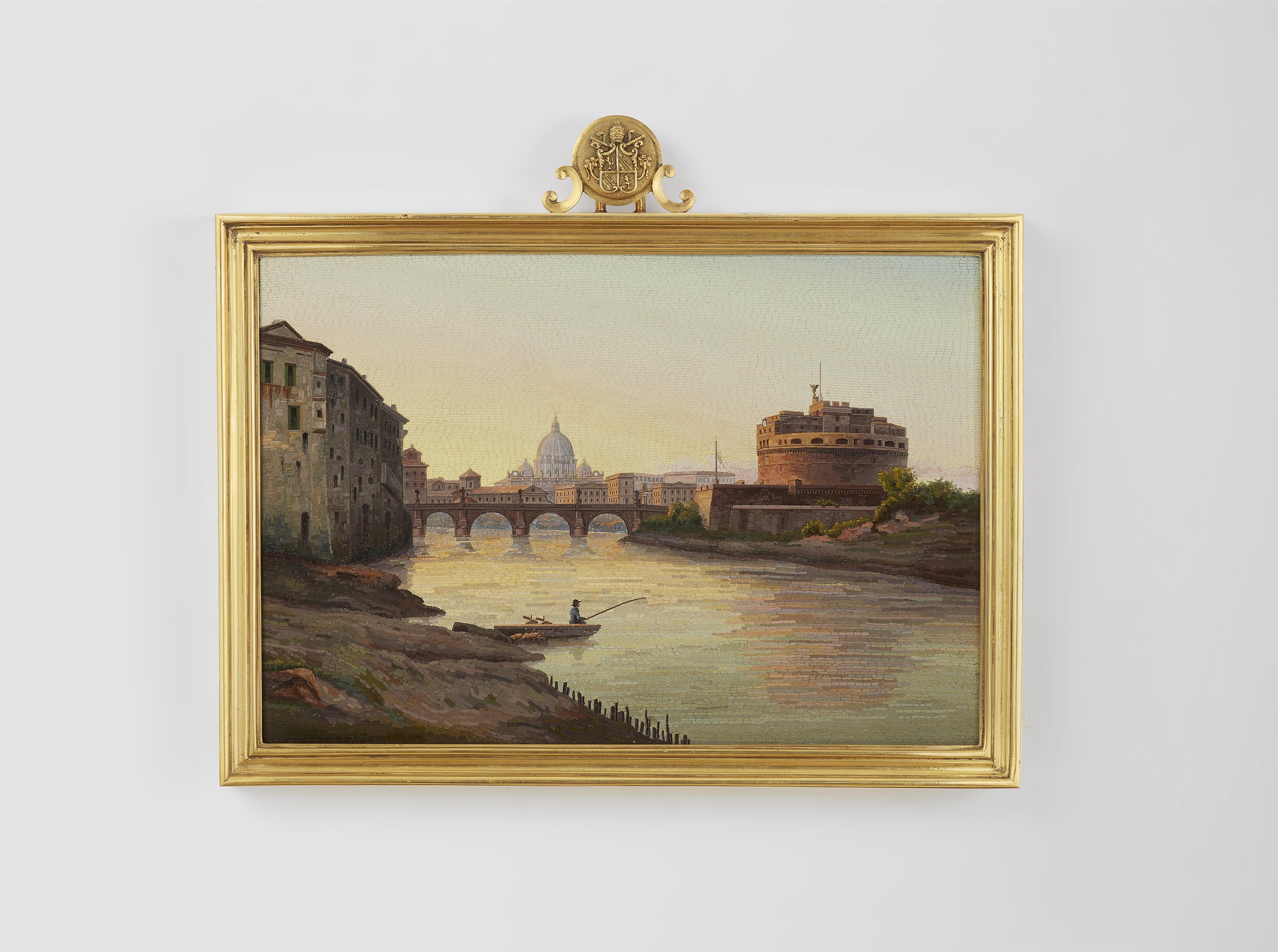 Bildplatte "Il Tevere a Castel Sant'Angelo" - image-1
