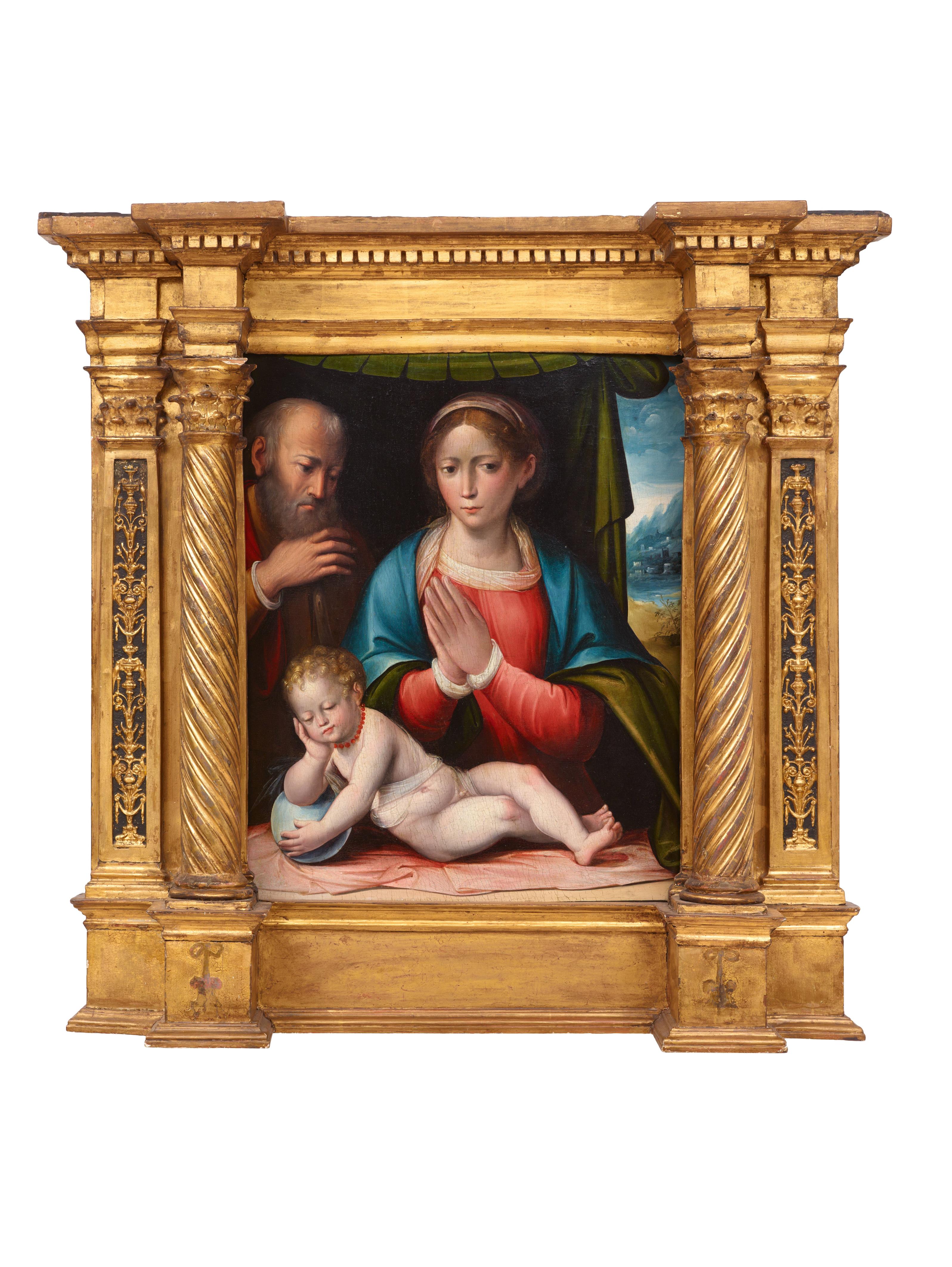 Giulio Raibolini, gen. Giulio Francia - Madonna mit Kind und dem Heiligen Joseph - image-2