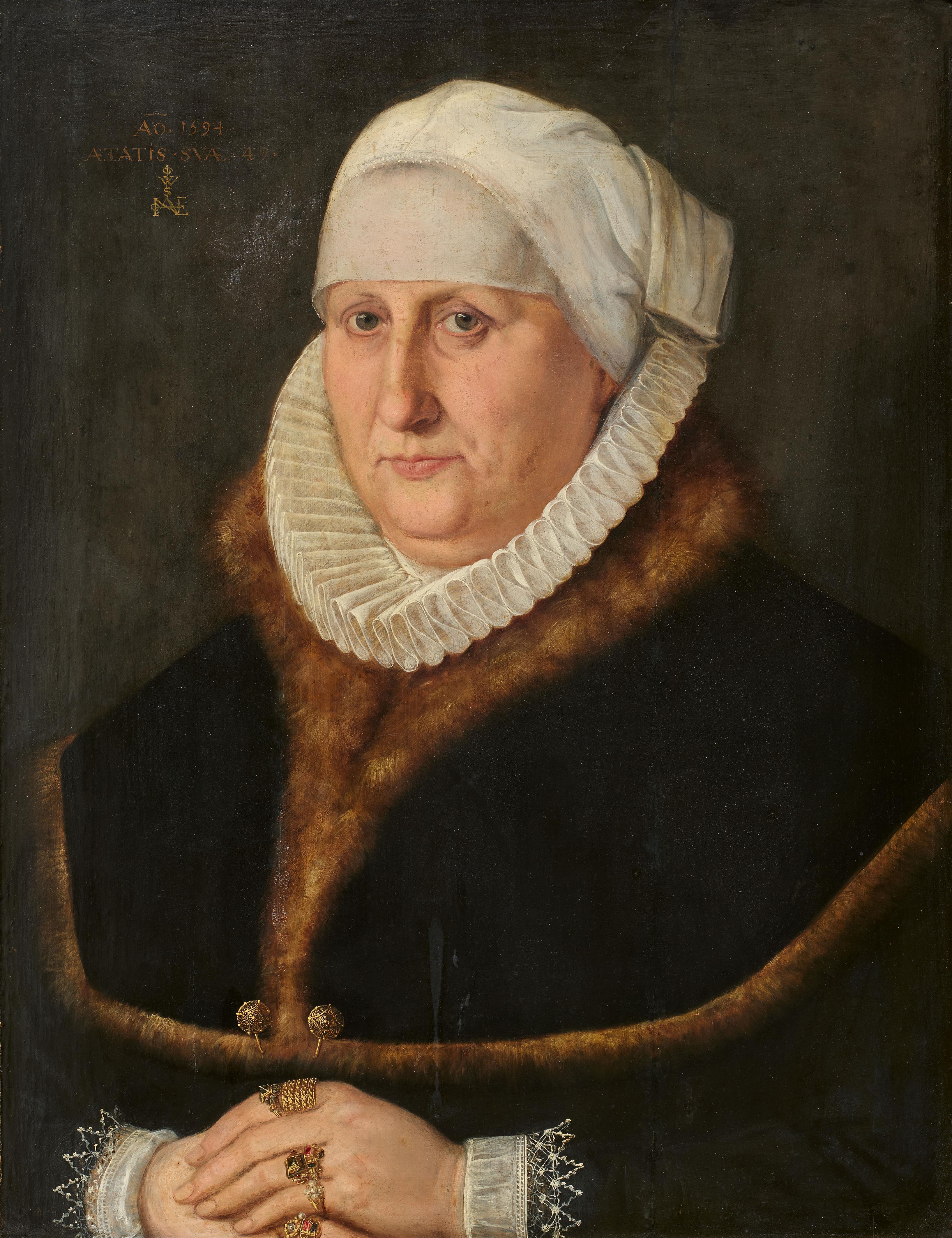 Joos van Winghe - Portrait of a Frankfurt Patrician - image-1