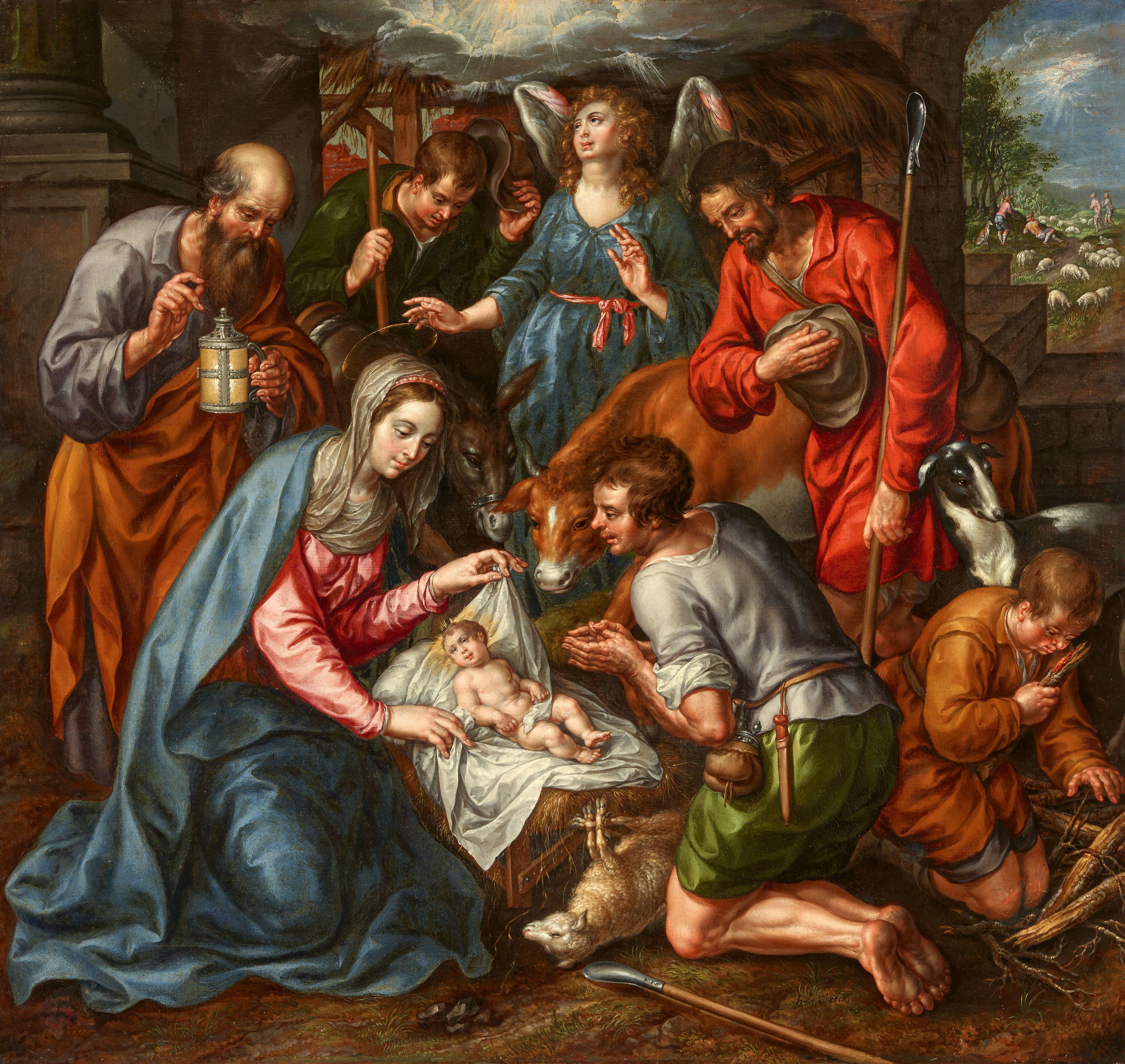 Hendrick de Clerck - Adoration of the shepherds - image-1