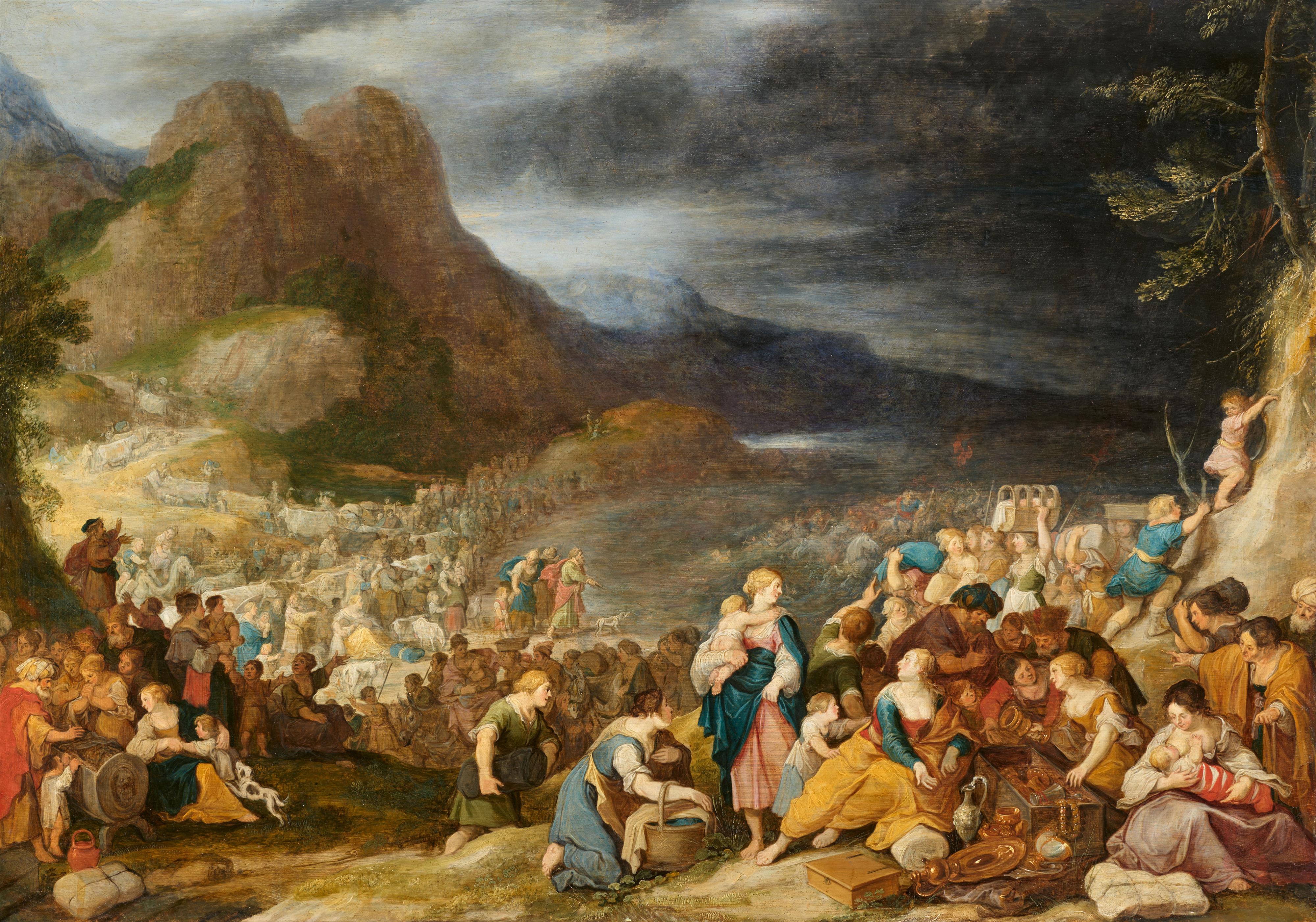 Hans III. Jordaens - The Crossing of the Red Sea (Exodus 14.21-26) - image-1