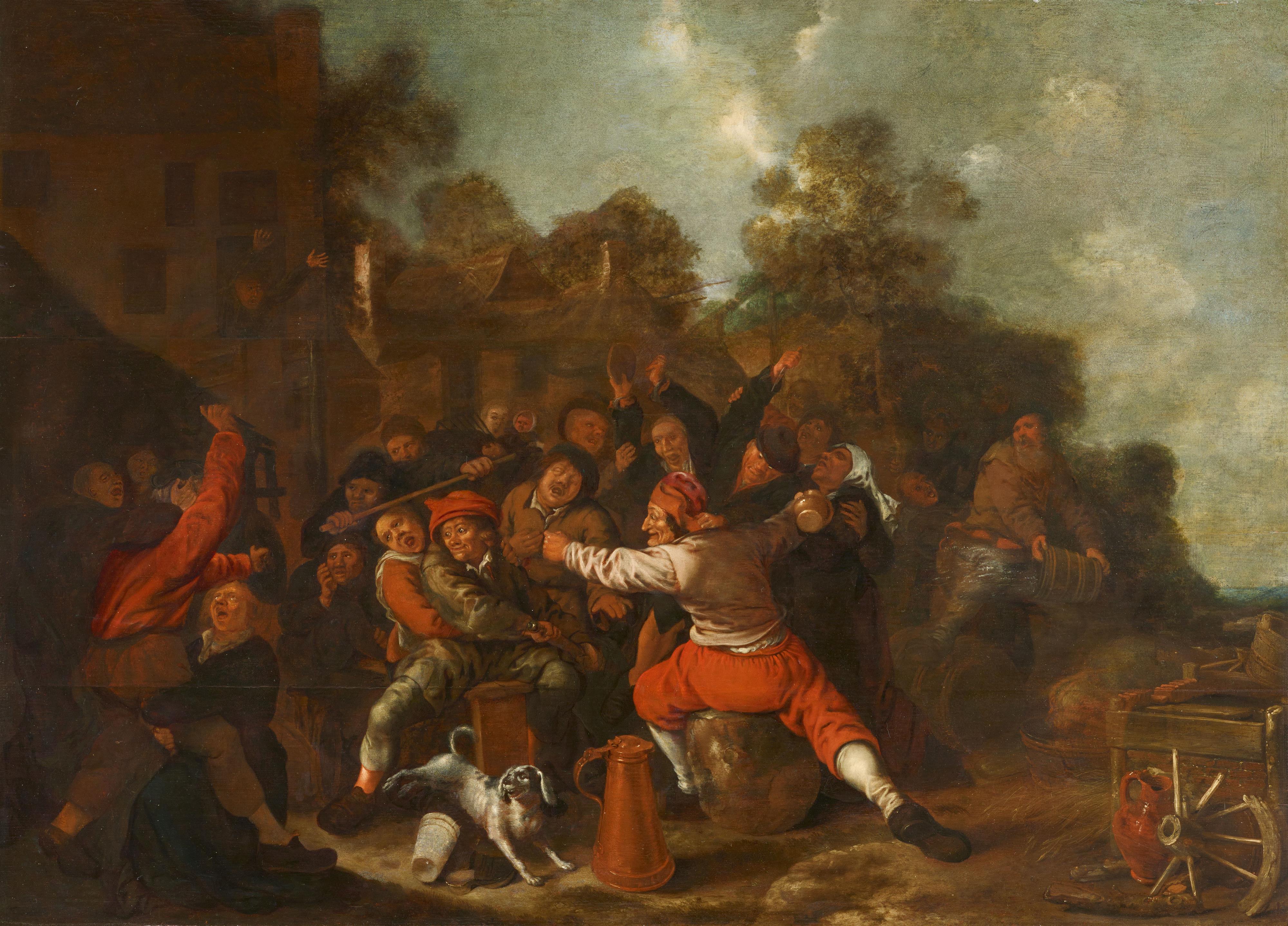 Jan Miense Molenaer - Peasant brawl - image-1
