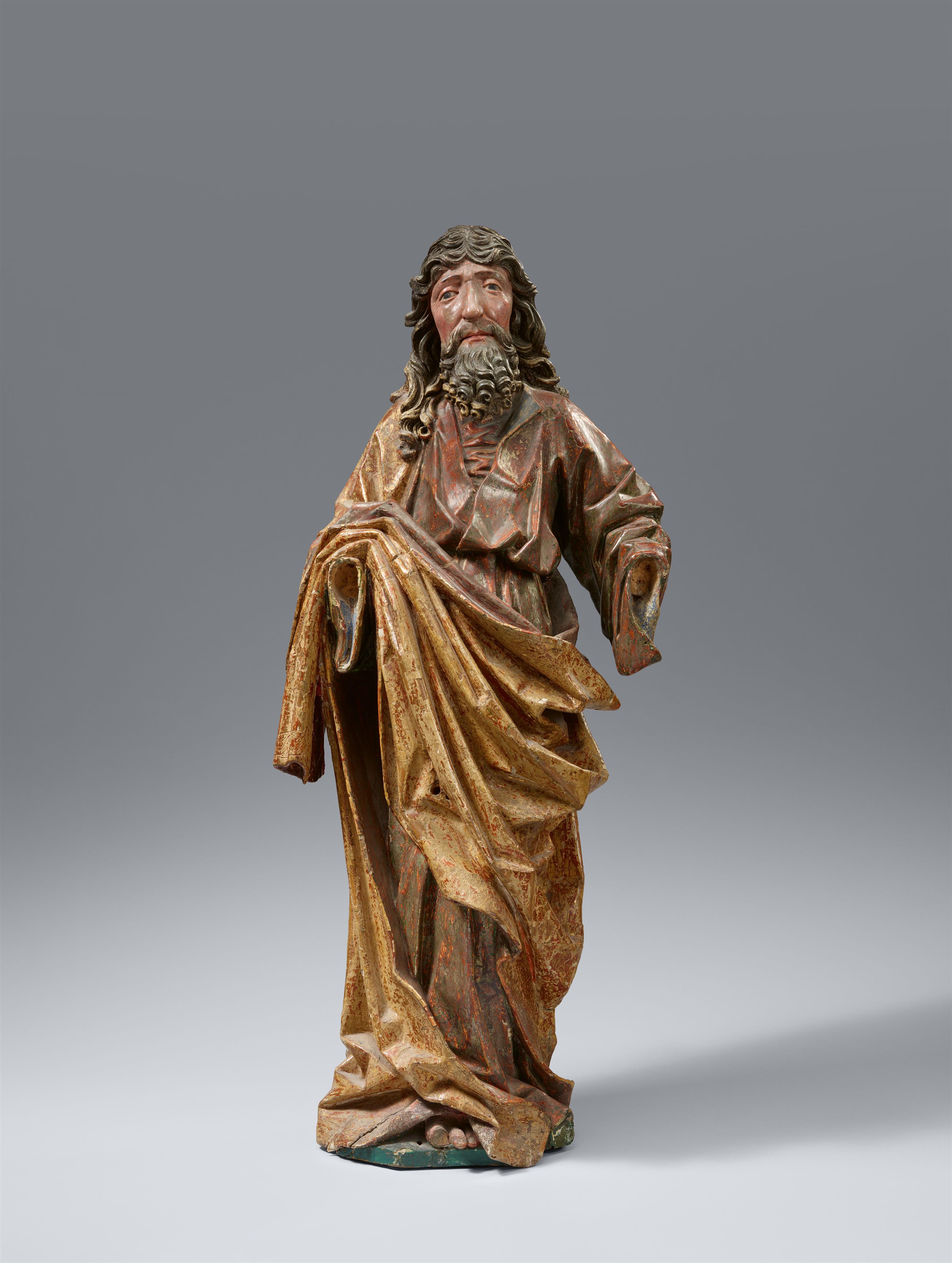 Lorenz Luchsperger, attributed to - A carved wood figure of a Saint, attributed to Lorenz Luchsperger - image-1